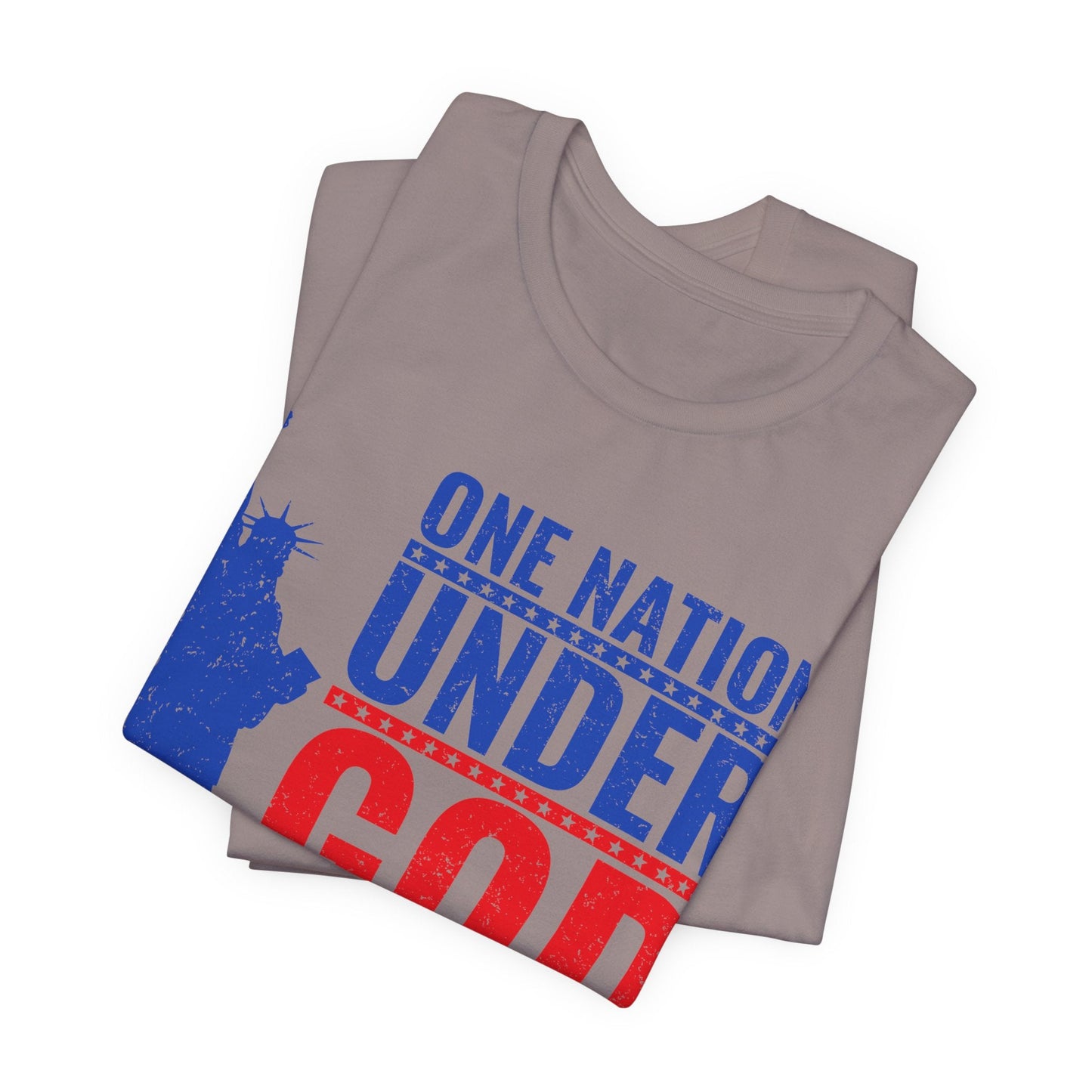 Statue of Liberty Patriotic Graphic Unisex Cotton T-Shirt a6