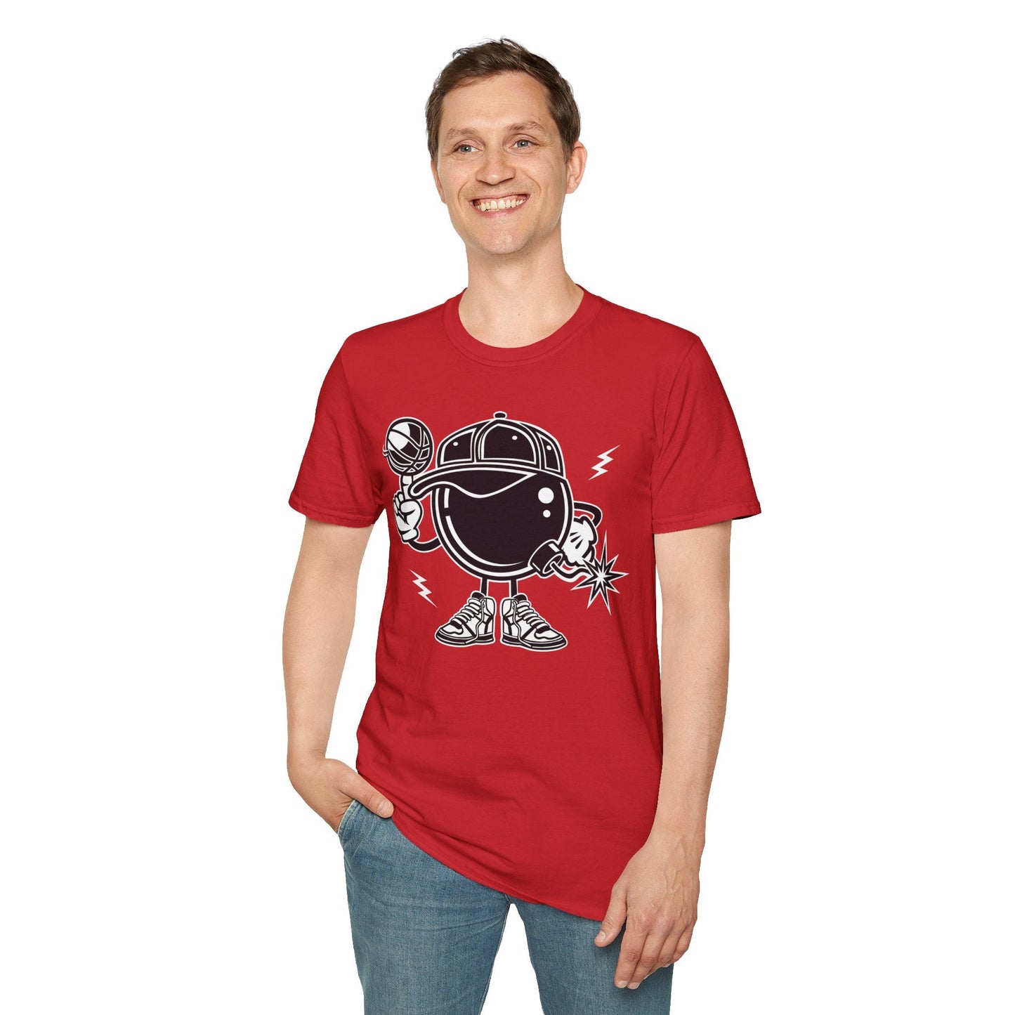Cartoon Animation T Shirt Unisex Funny Tee Gildan Softstyle 100 Percent Cotton Comfort