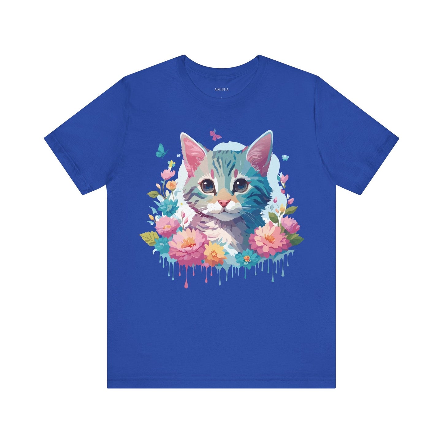 Cat Graphic Tee Unisex Jersey Short Sleeve Shirt Adelpha Art Design