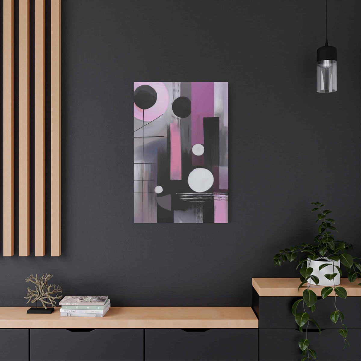 Abstract Geometric Painting Print Canvas 20x24,20x30,24x30 24x32,24x36,30x40 32x48,36x48,40x60 Pine-Wood Inner Frame ABS-44