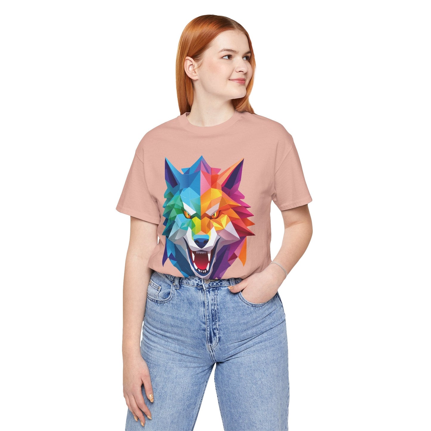 Unisex Animal Shirt Art Design Tee With Animals Wild Animals Shirt Short Sleeve