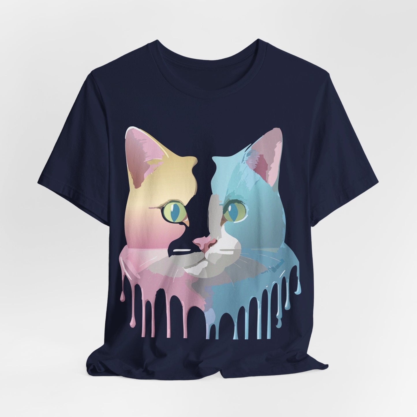 Cat Graphic Tee Unisex Vintage Inspired Shirt By Adelpha Limited Edition