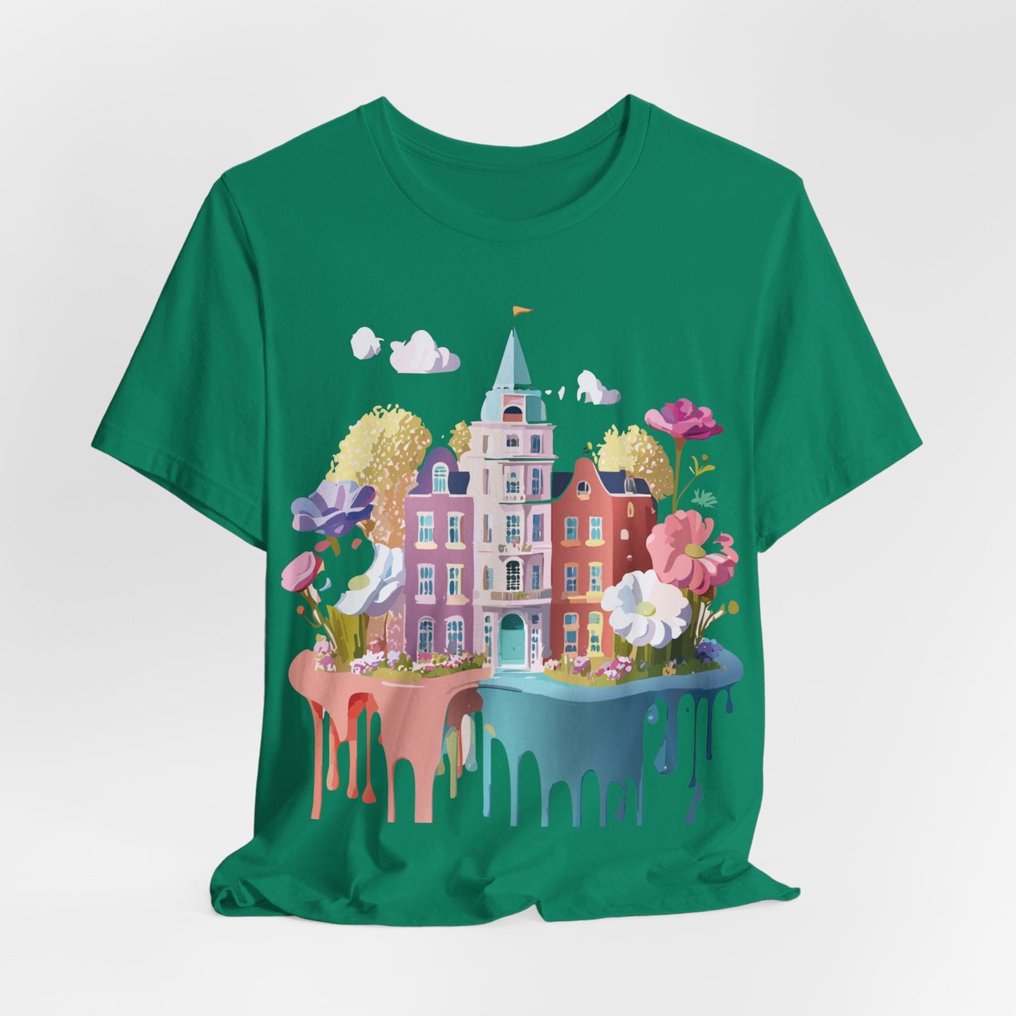 Amsterdam Tourist Shirt Unisex Graphic Tee Vintage Inspired Artwork Art Design By Adelpha