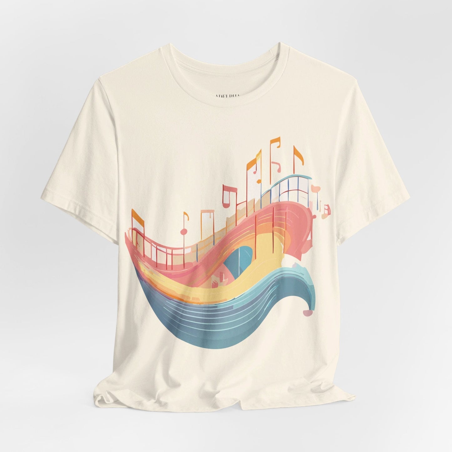 Adelpha Music T Shirt Unisex Graphic Tee Vintage Art Design Jersey Short Sleeve Premium