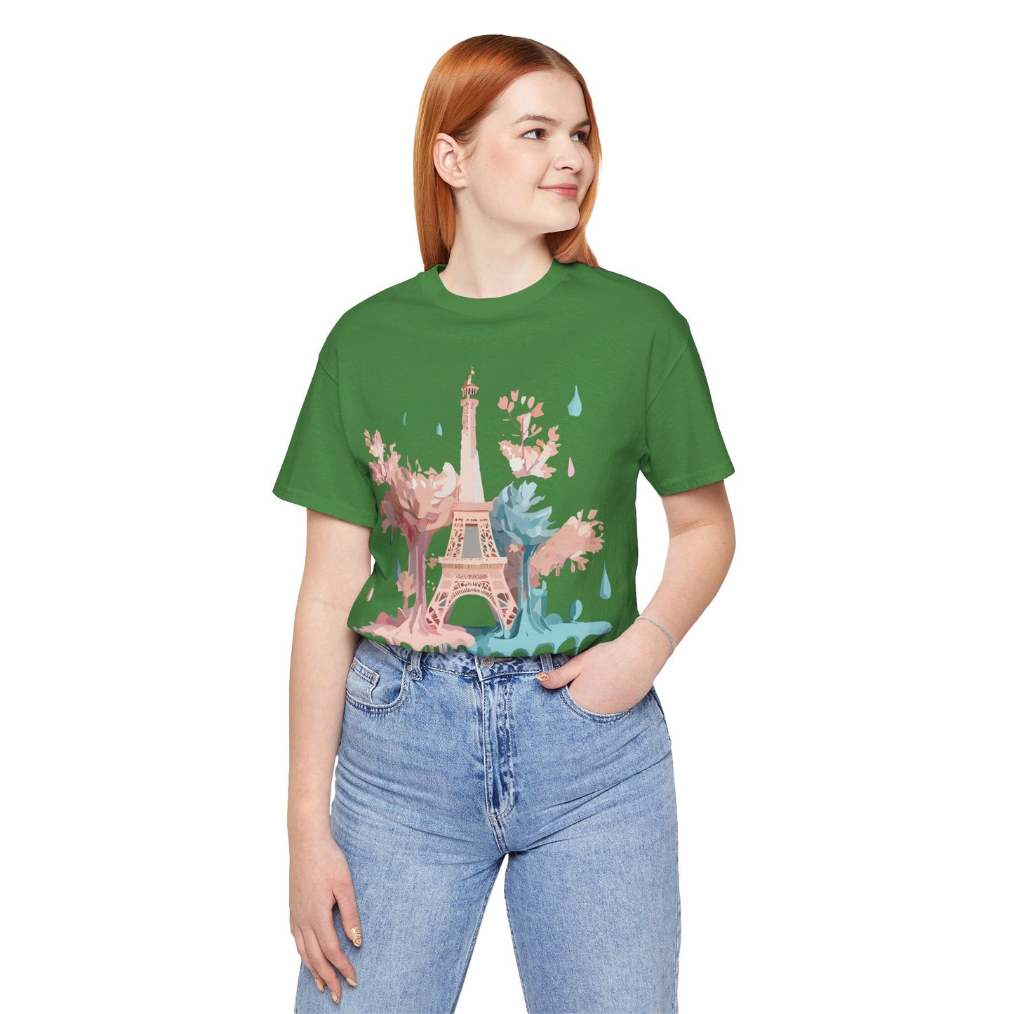 Unisex Paris Graphic Tee By Adelpha Vintage Inspired Tourist Shirt Short Sleeve Collection