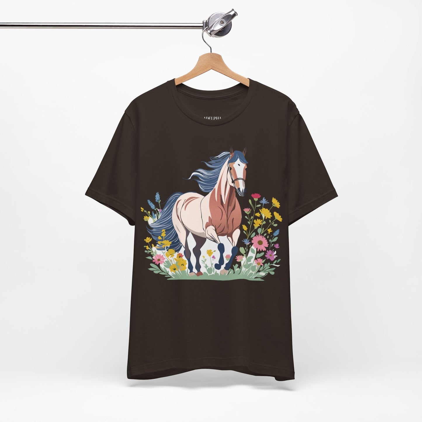Horse Graphic Unisex 100 Cotton Vintage Animal Art T-Shirt 10