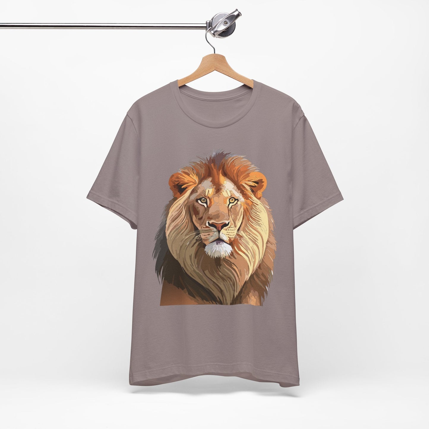 Unisex Animal Graphic Tee Shirt With Wild Animals Art Design For Everyday Wear Casual