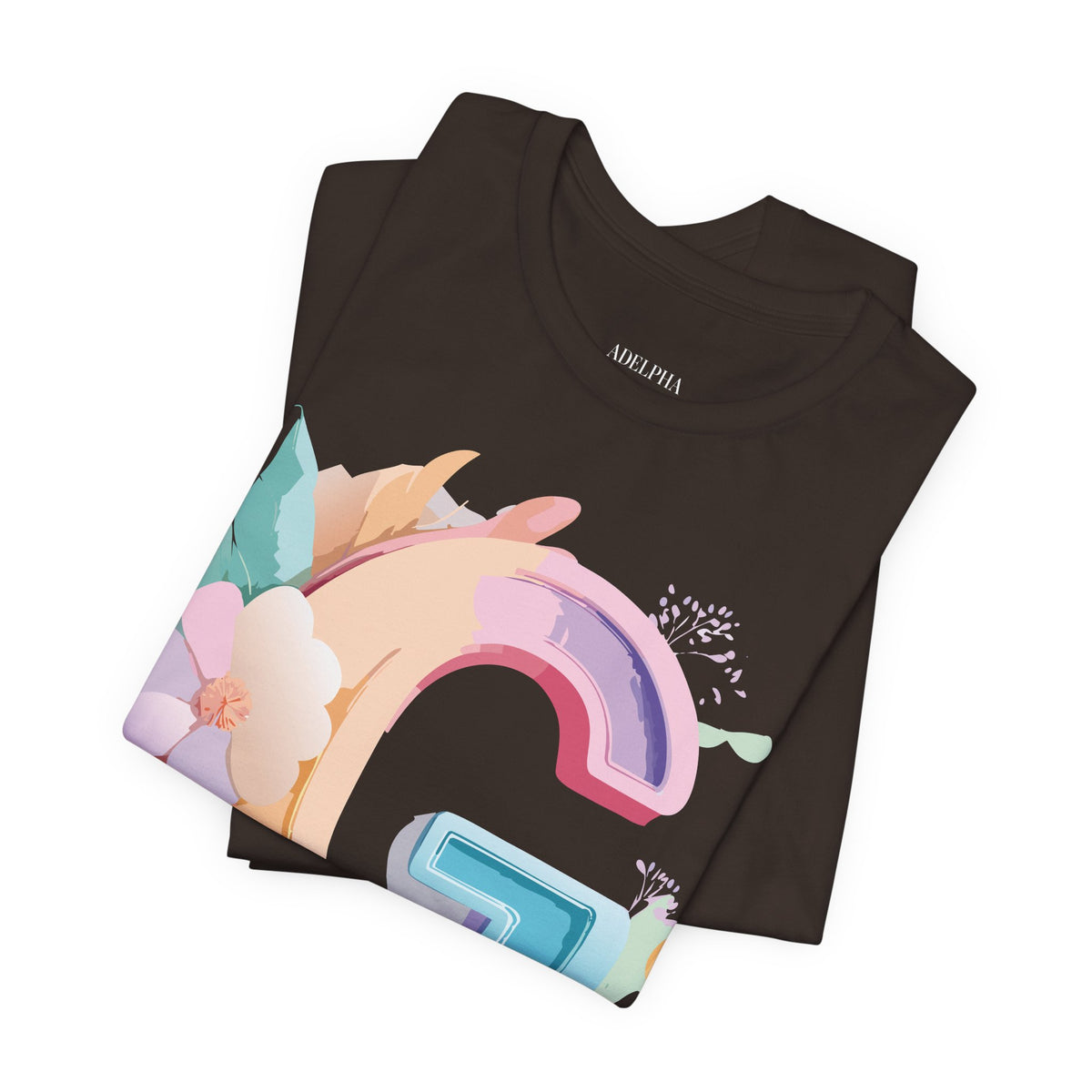 Letter G Graphic Unisex Cotton Bella+Canvas Tee with Art Letter Design