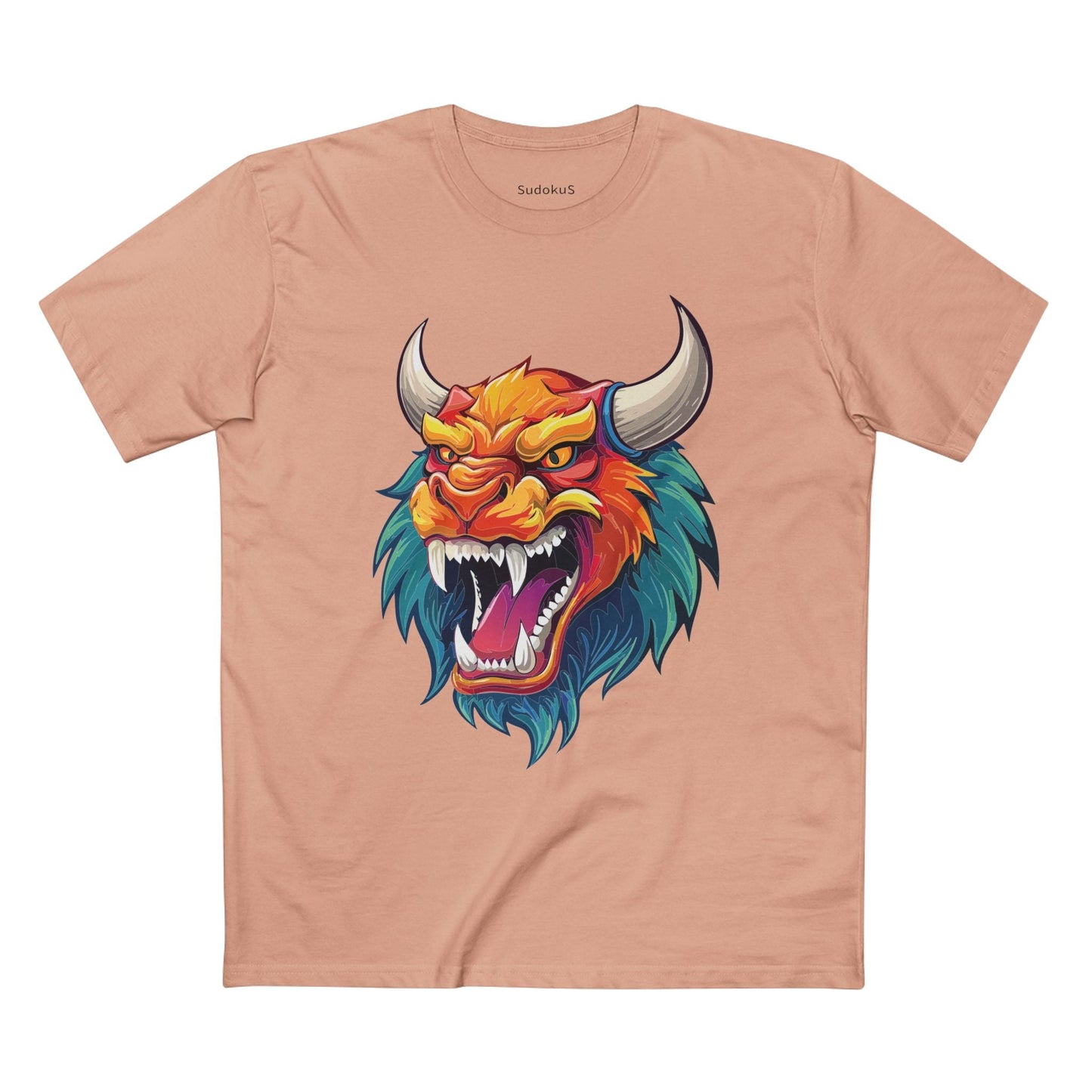 Cartoon Monsters Graphic Unisex 100 Cotton Staple Tee 18