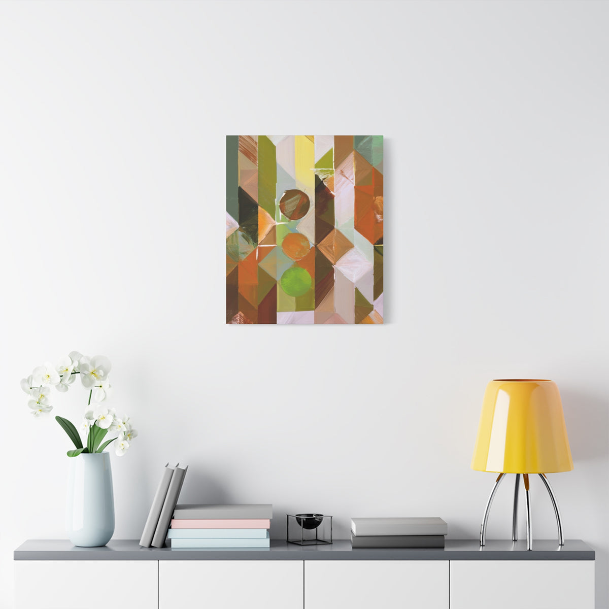 Abstract Geometric Painting Print Canvas 20x24,20x30,24x30 24x32,24x36,30x40 32x48,36x48,40x60 Pine-Wood Inner Frame ABS-56