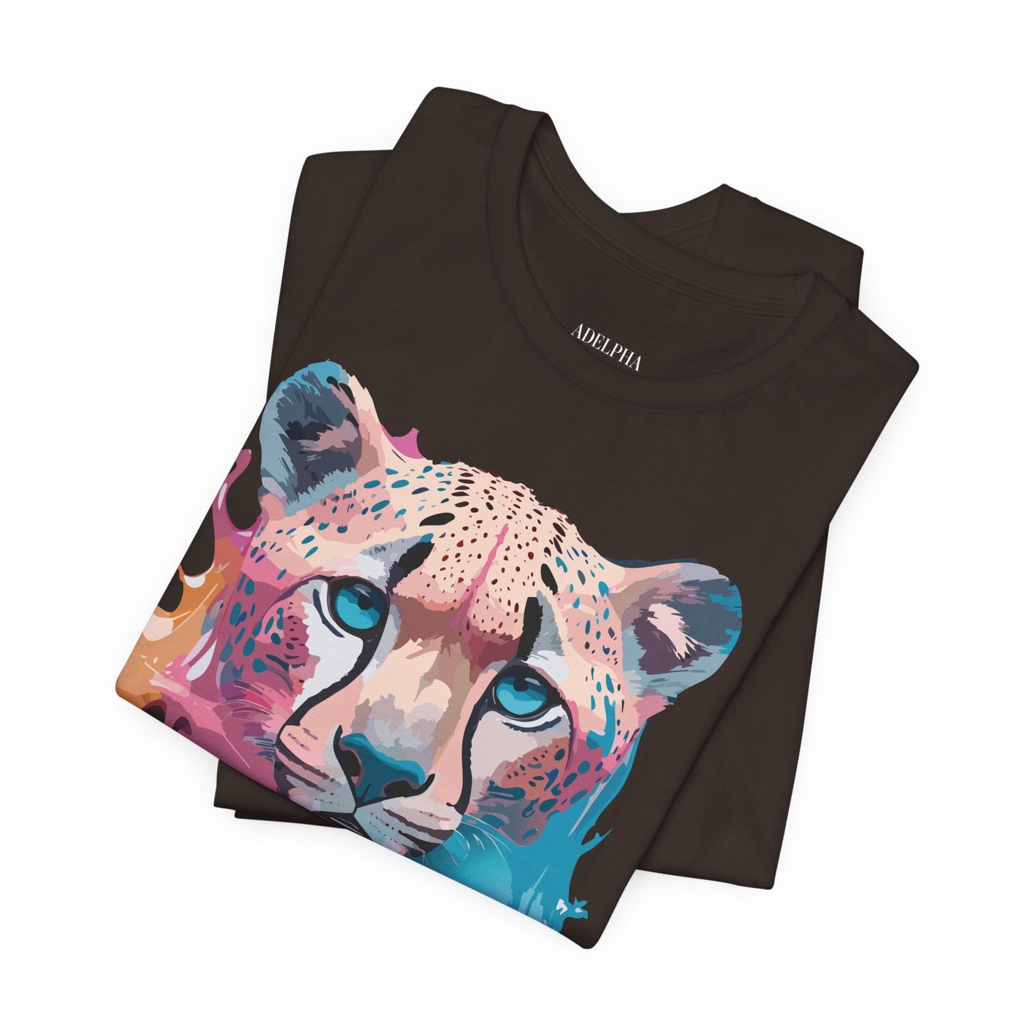 Adelpha Graphic Cheetah Shirt Unisex Vintage Inspired Graphic Tee Art Design