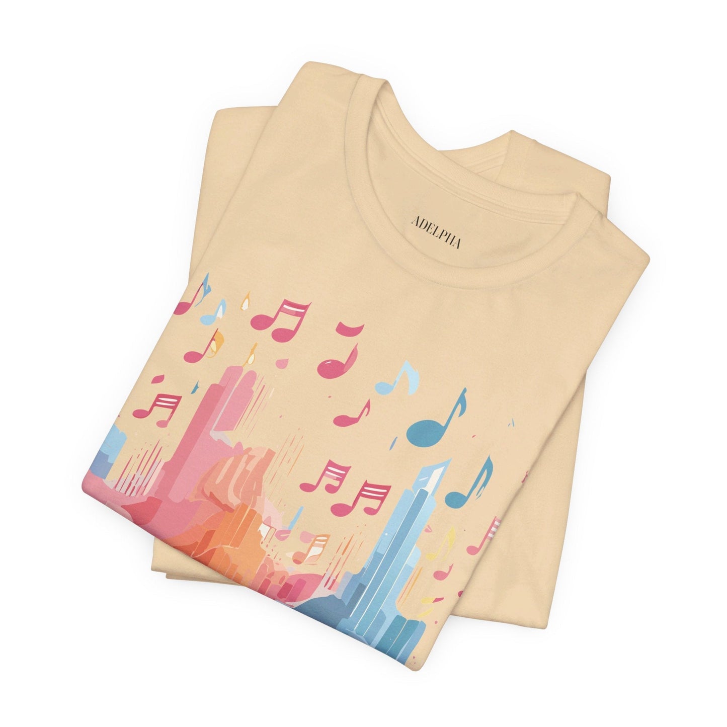 Music Graphic Tee Unisex Jersey Short Sleeve Art Design Adelpha Vintage Artwork Premium