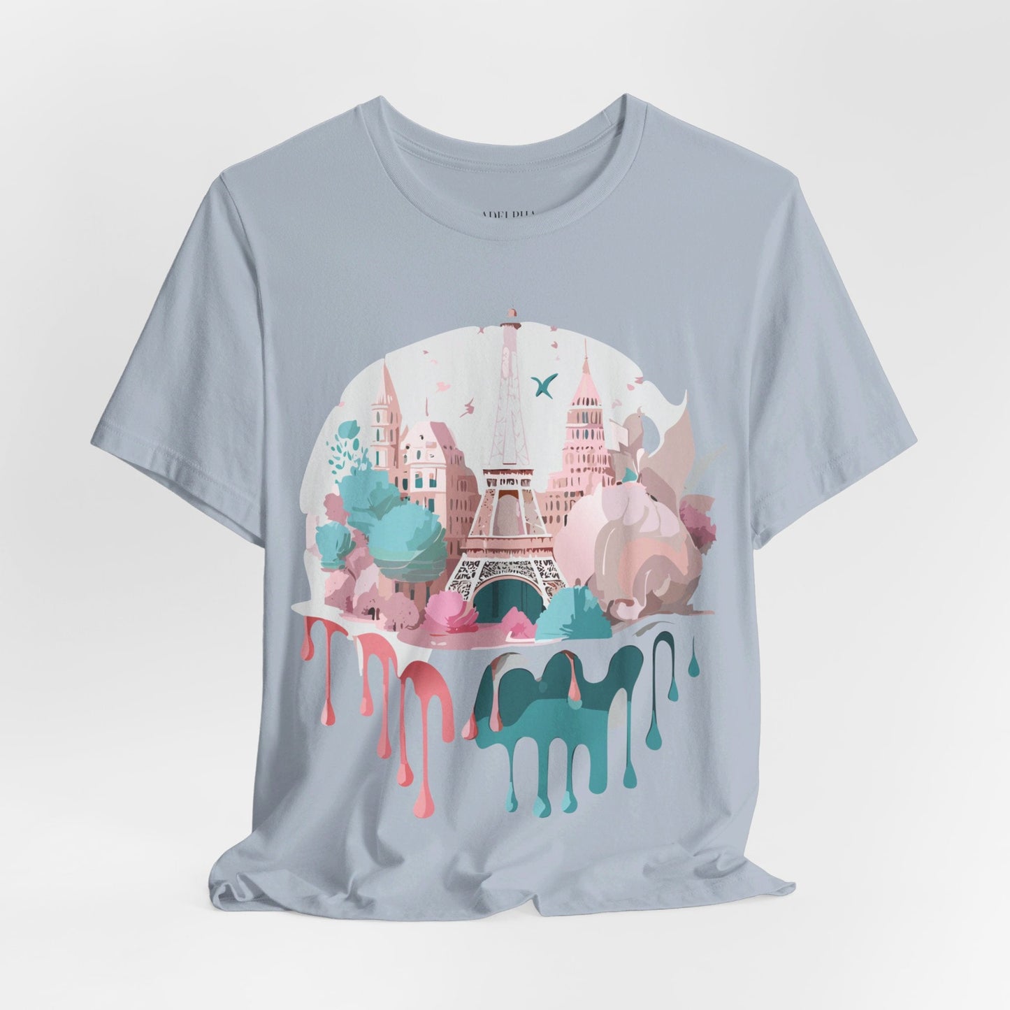Paris Graphic Tee Unisex Premium Adelpha Art Design Vintage Inspired Short Sleeve Shirt
