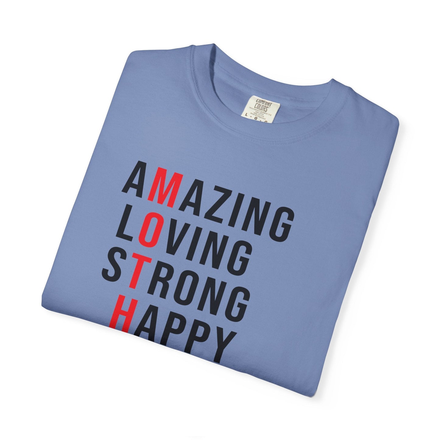 Mom T-shirt Mother's Day Mama Tee Unisex Comfort Colors Garment-Dyed Cotton h14