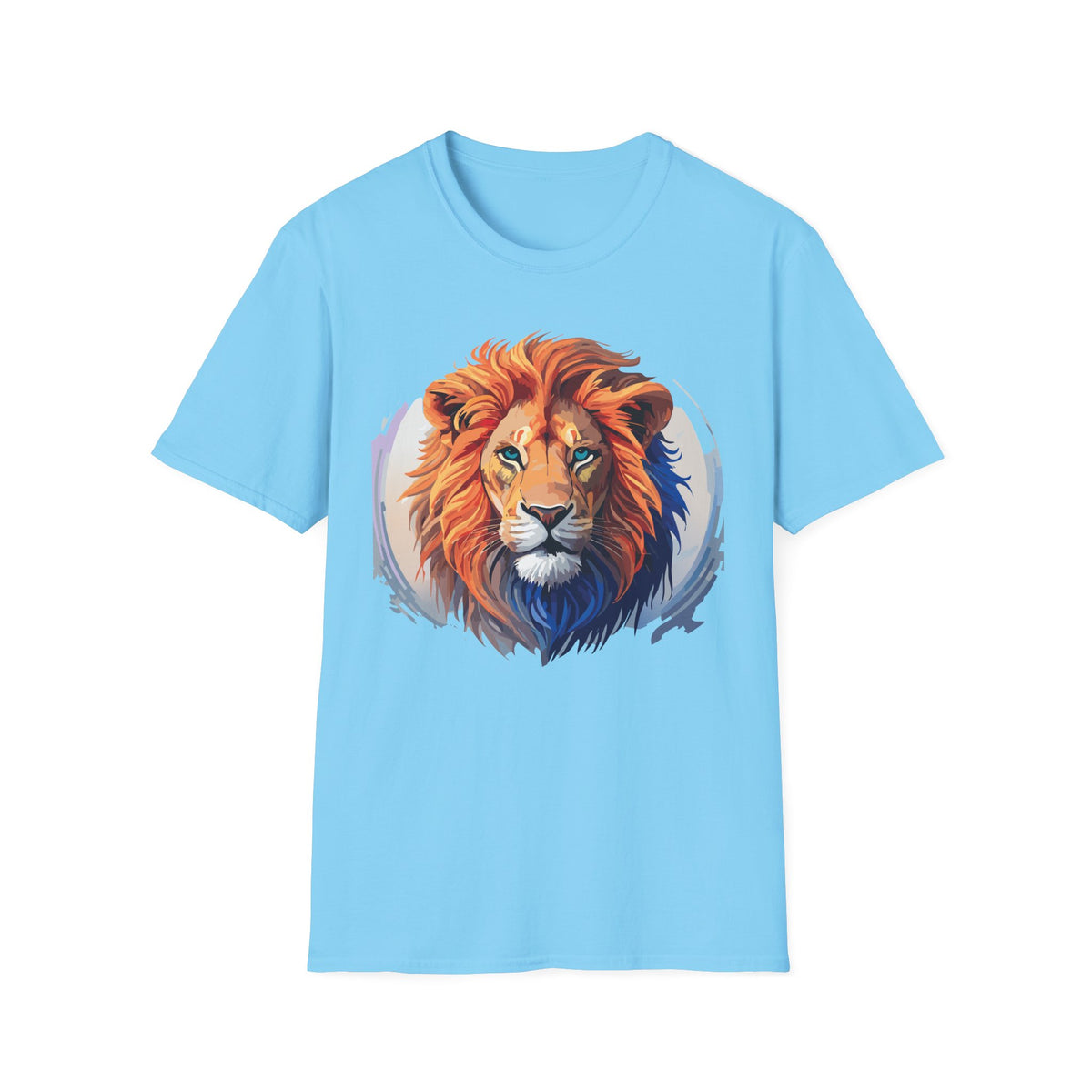 Regal Lion Face T-Shirt | Majestic Lion Portrait Tee