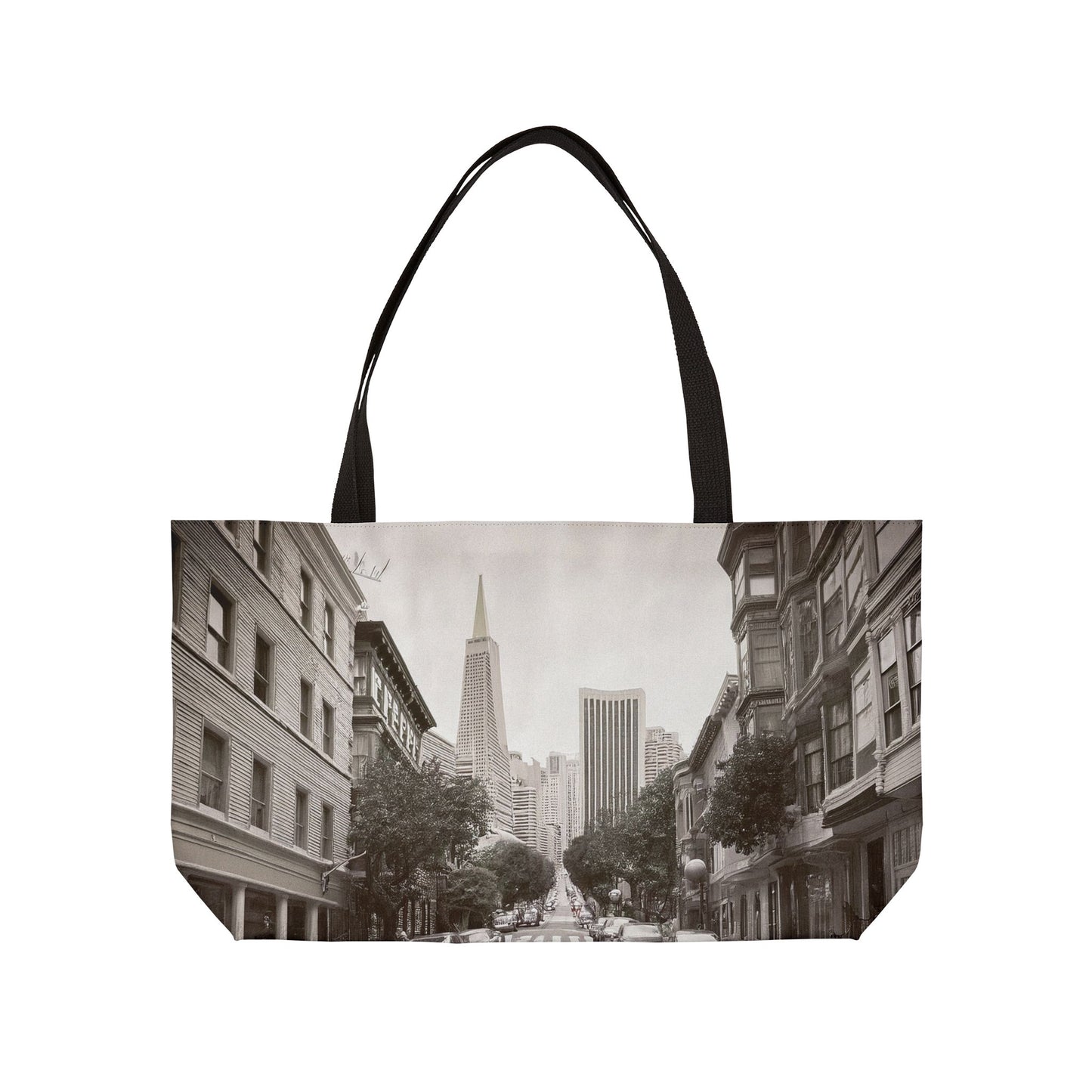 San Francisco Print Bag High-Quality 100% Spun Poly 24x13 Canvas Art Bag C-13