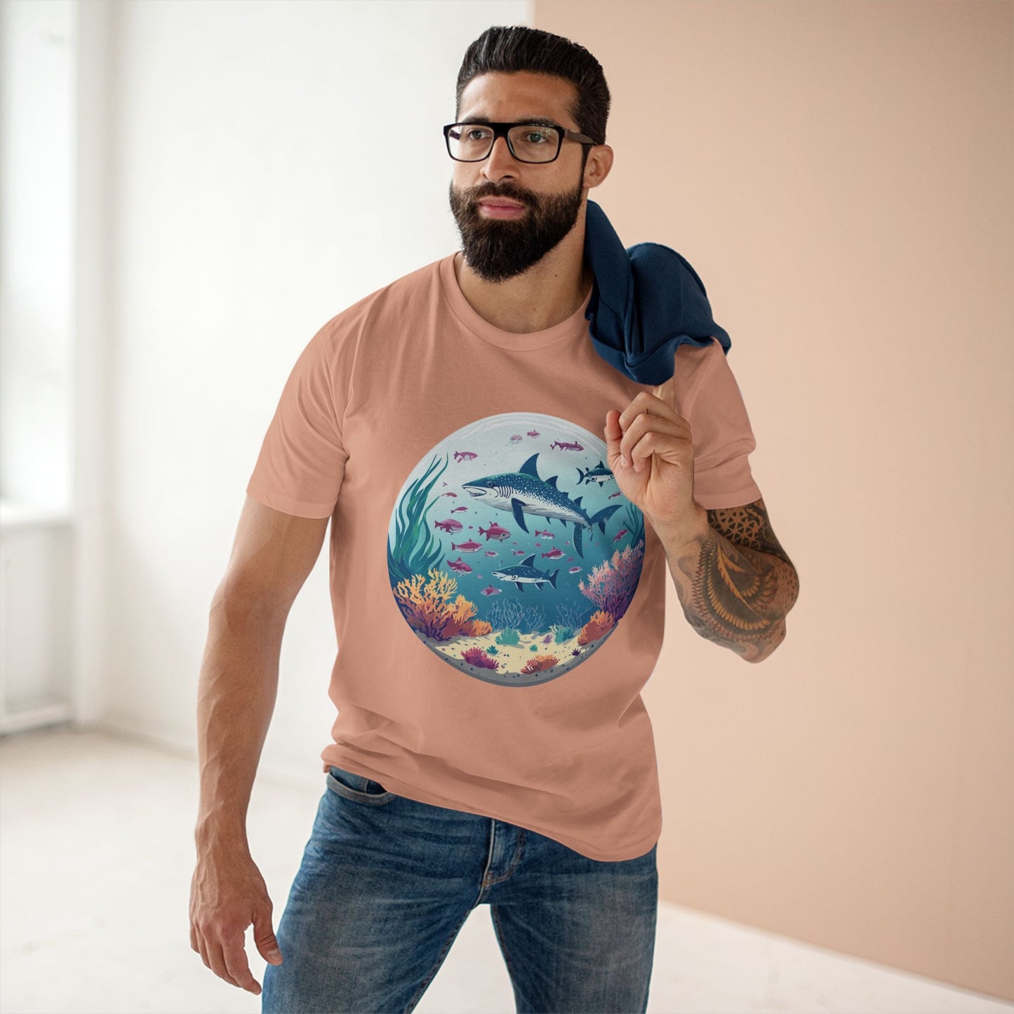 Ocean Shirt Ocean Pacific OP19 Unisex Premium Cotton Tee With Original Art Design