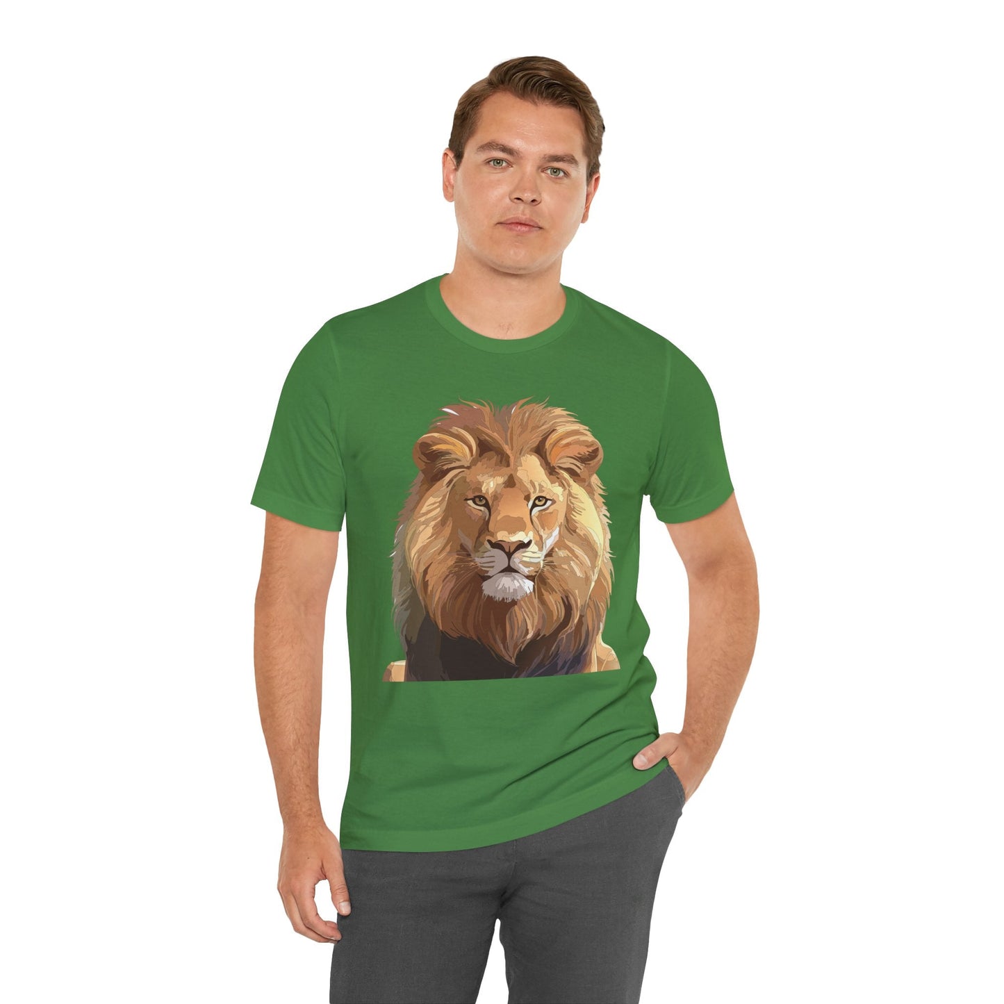 Unisex Animal Art Tee Shirt With Wild Animals Design Gildan 64000 Softstyle Cotton