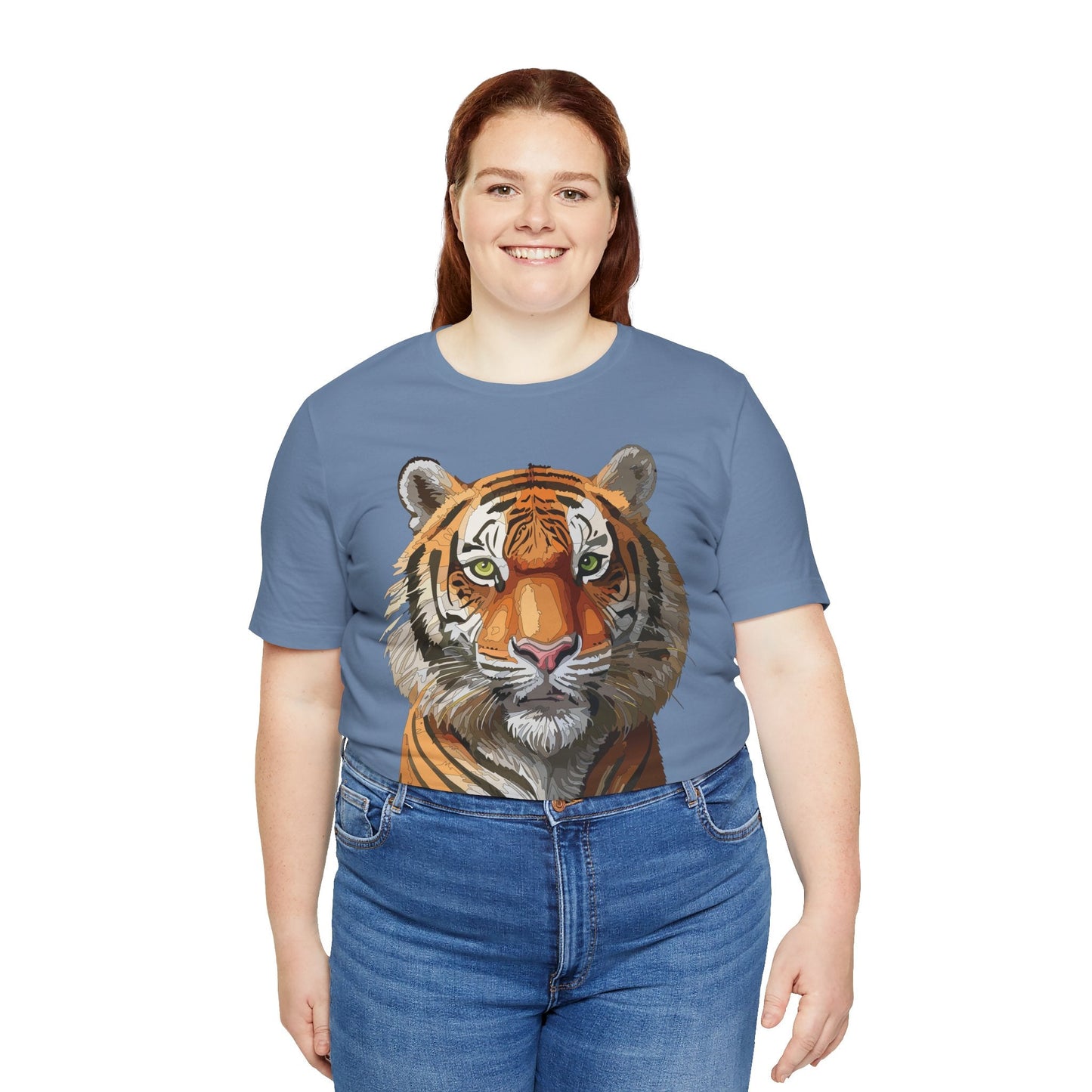 Unisex Animal Art Design Tee Shirt Wild Animals Graphic Tee Softstyle Gildan 64000
