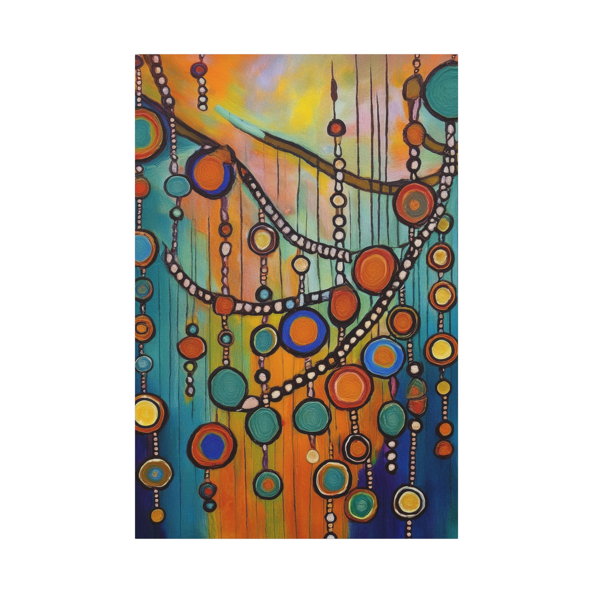 Abstract Oil Painting Print Canvas 20x24,20x30,24x30 24x32,24x36,30x40 32x48,36x48,40x60 Pine-Wood Inner Frame ABS-100