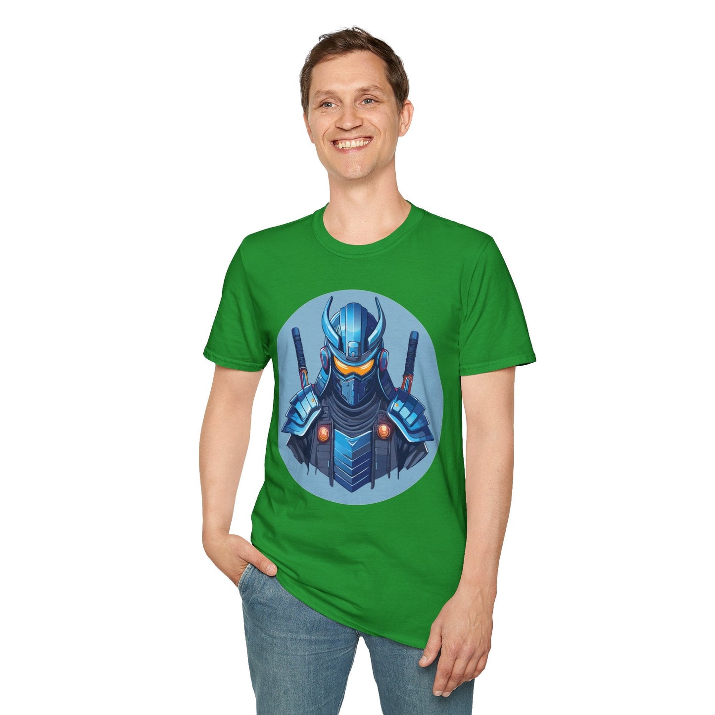 Samurai Shirt Unisex Softstyle T Shirt 100 Percent Ring Spun Cotton Gildan 64000