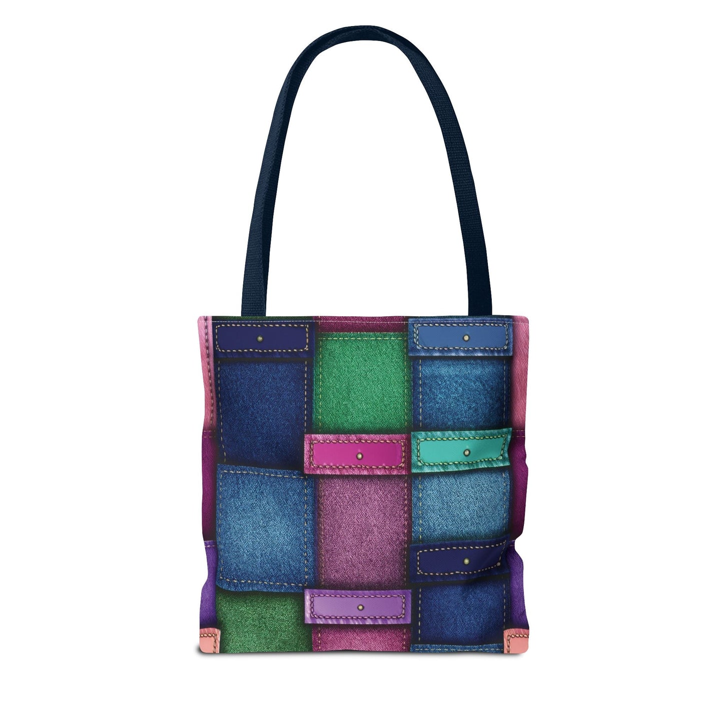 Denim Canvas Bag, Tote Bag Denim Printify