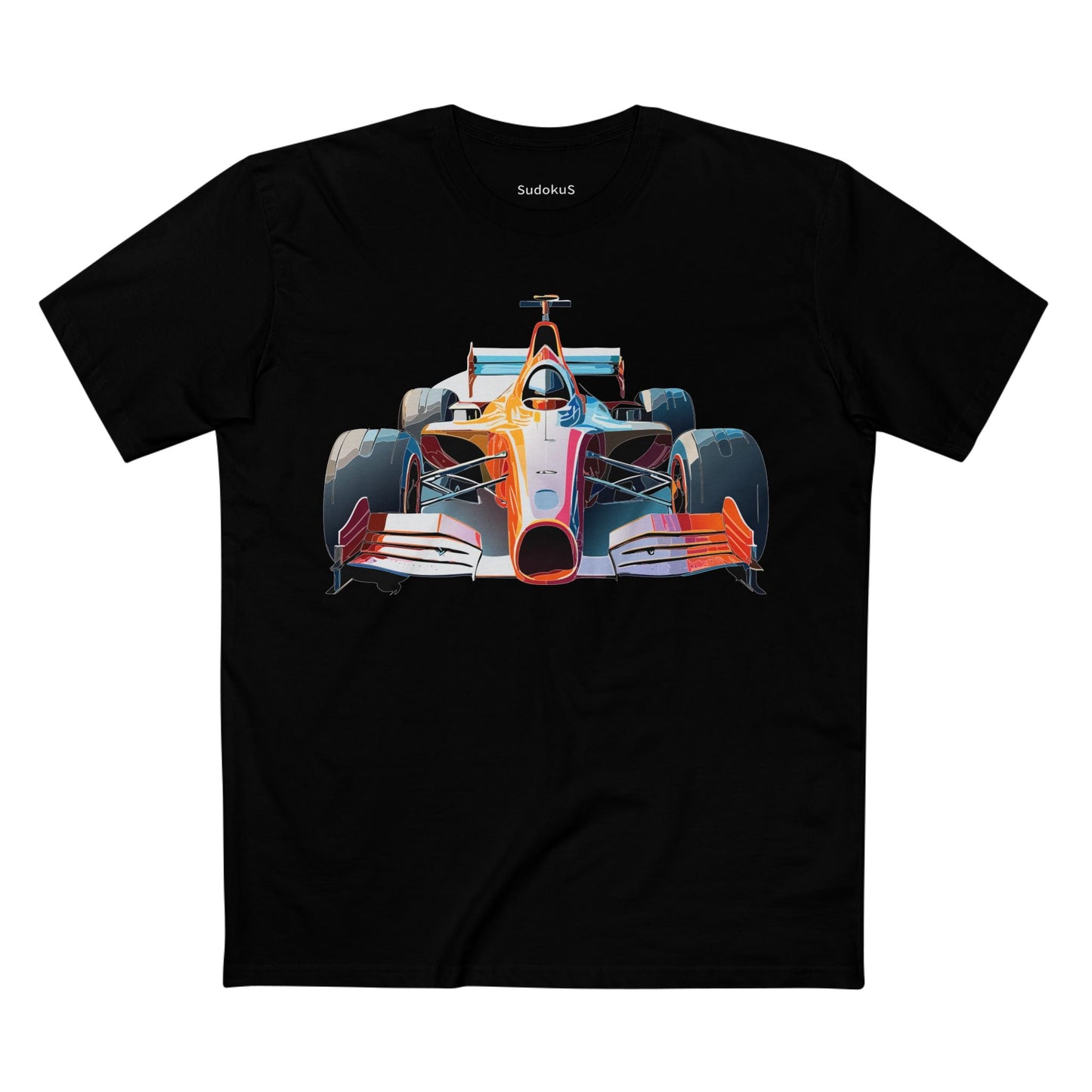 Car Graphic Unisex 100 Cotton Staple Tee 8