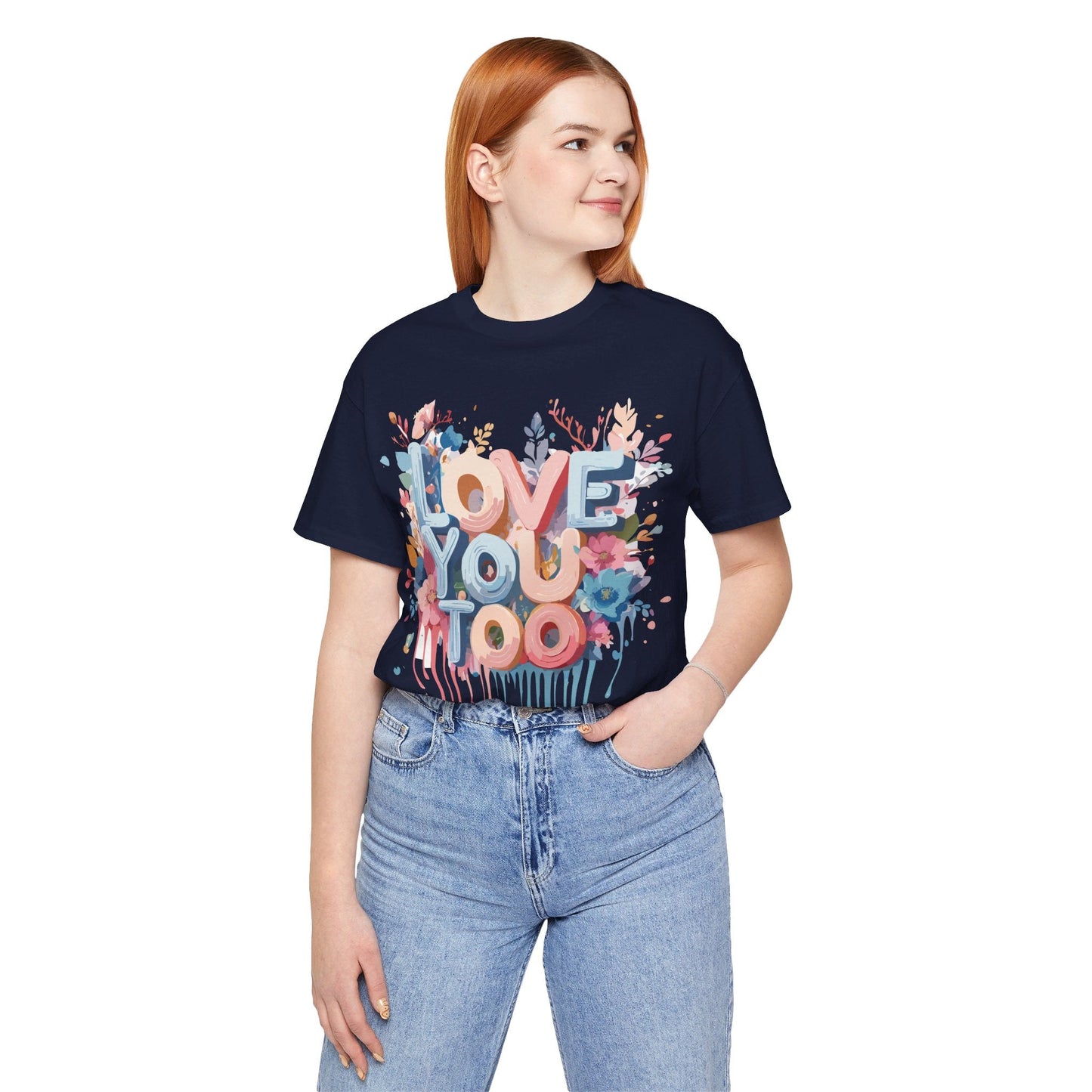 Valentine Graphic Tee Unisex Short Sleeve Art Design By Adelpha Vintage Inspired Tee