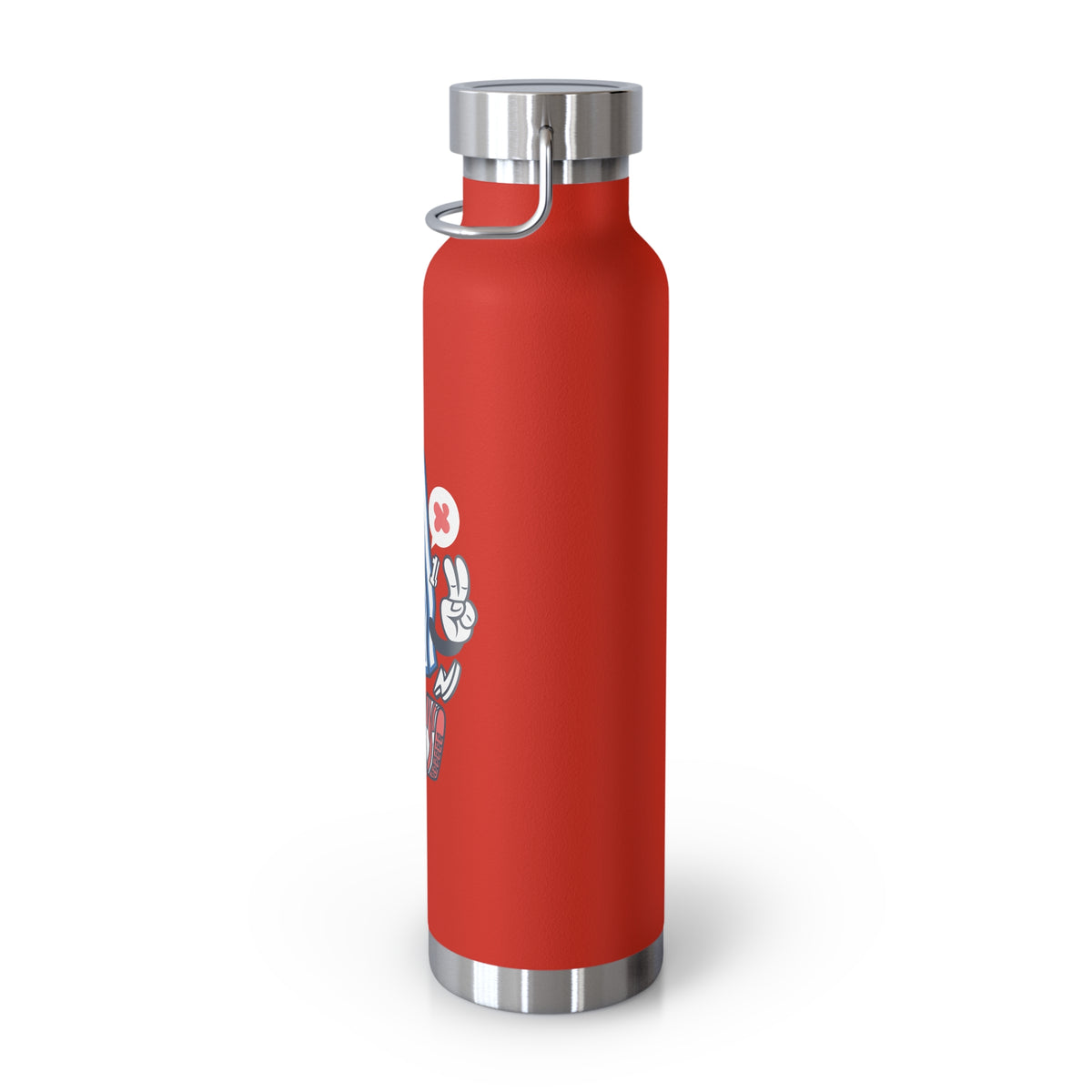 22oz Copper Insulated Water Bottle with Cartoon Design - CV28