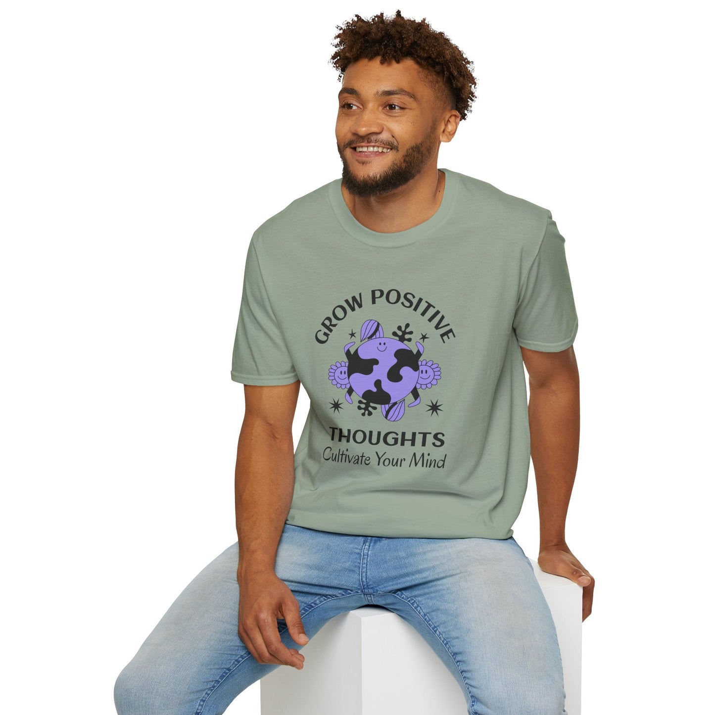 Gildan Softstyle 64000 Unisex Short Sleeve T Shirt Positive Slogan Tee With Positive Quotes And Words
