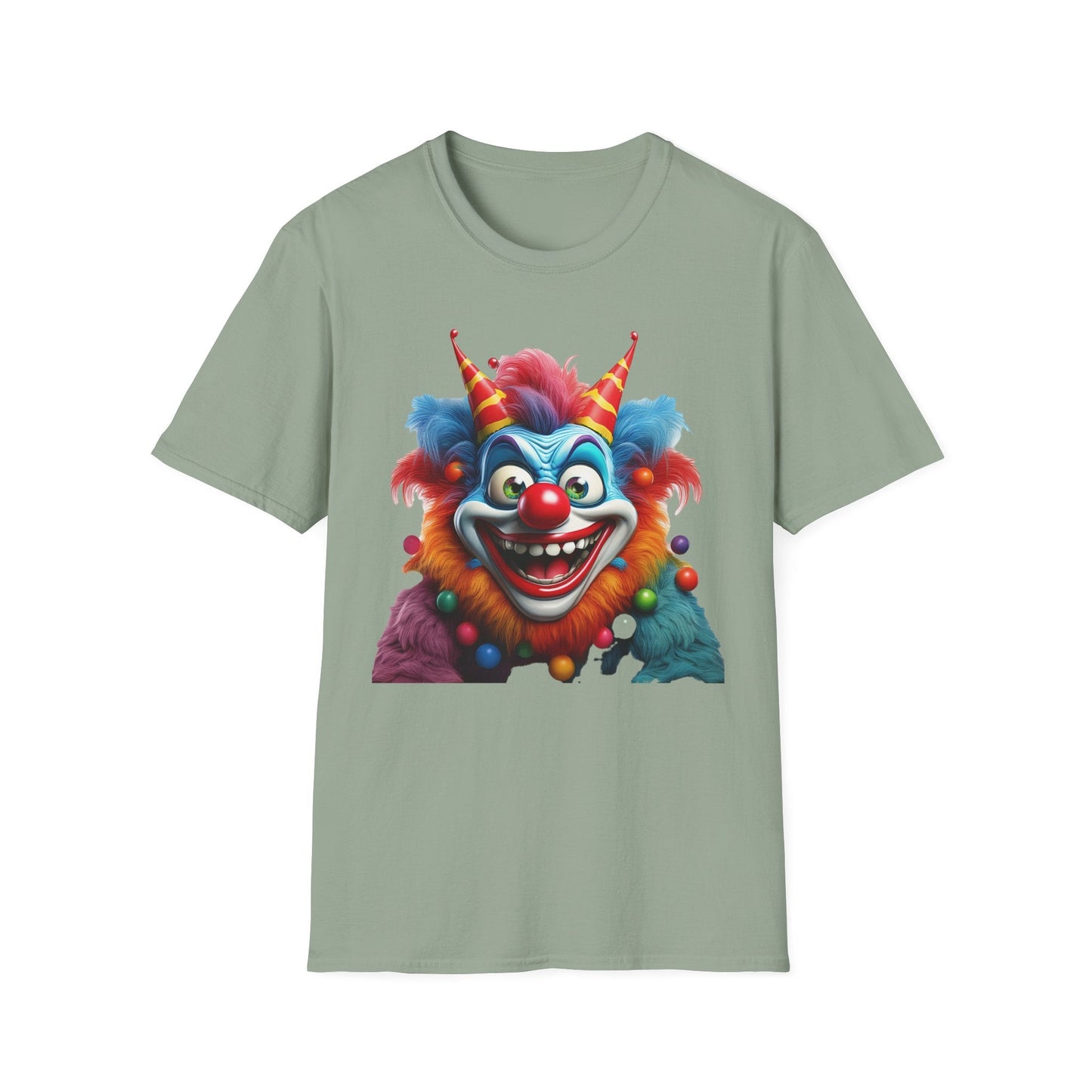 Clown Shirt For Men And Women Funny Circus Tee Scary Man Shirt Unisex Softstyle Tee