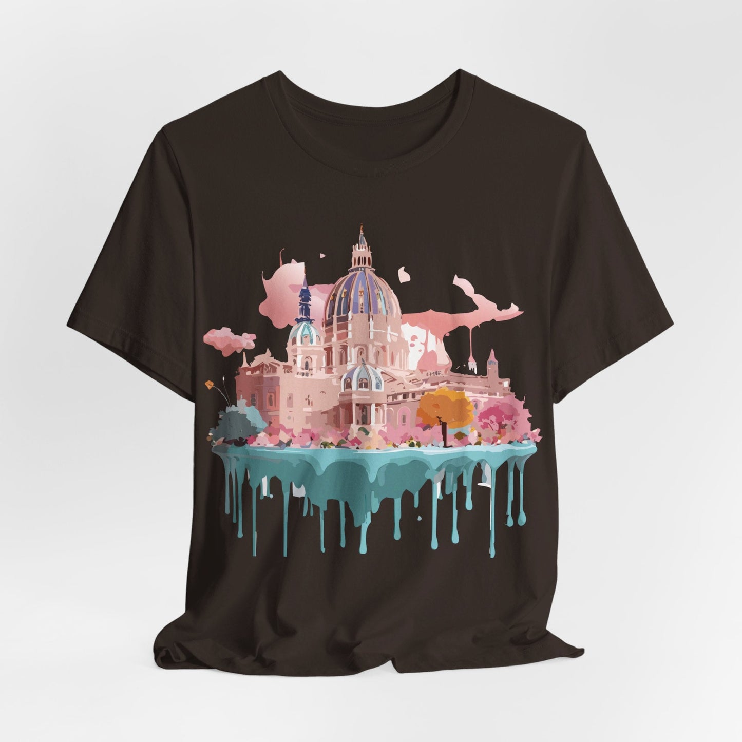 Vienna Tourist Graphic Tee Unisex Jersey Short Sleeve Vintage Inspired Artwork by Adelpha