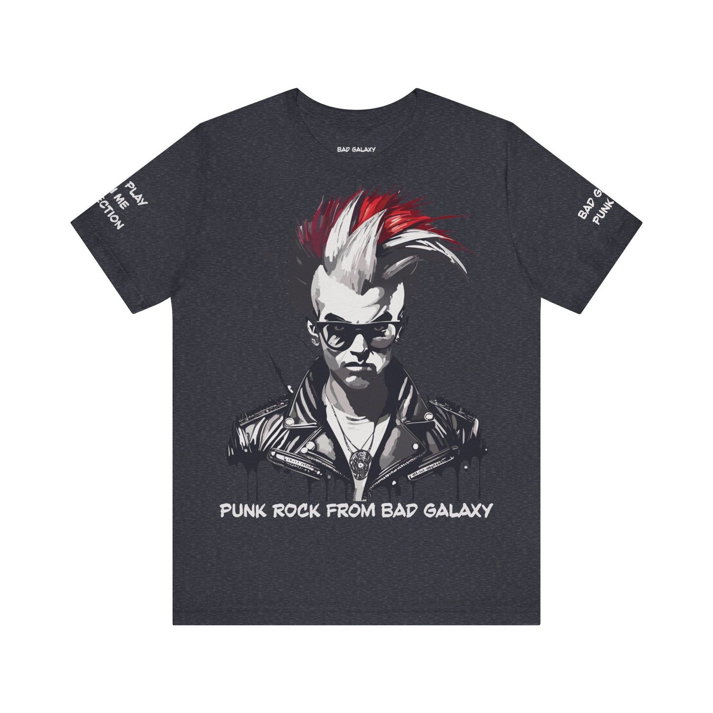 Punk Rock Tee Shirt Made In USA 100 Percent Cotton Eco Friendly Inks Durable Stitching