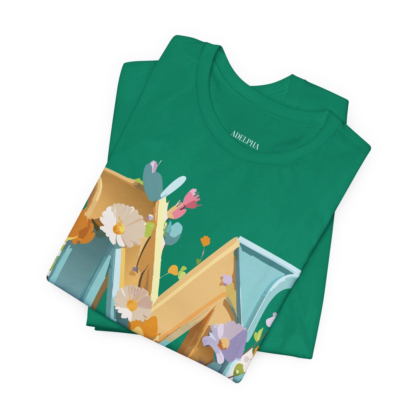 Letter M Shirt Unisex Graphic Tee From Adelpha Vintage Inspired Art Short Sleeve Jersey