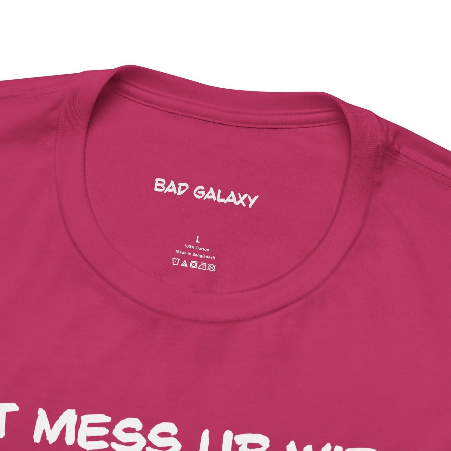 Bad Galaxy Animal T Shirt 100 Percent Cotton Eco Friendly Ink USA Printed Durable Stitching