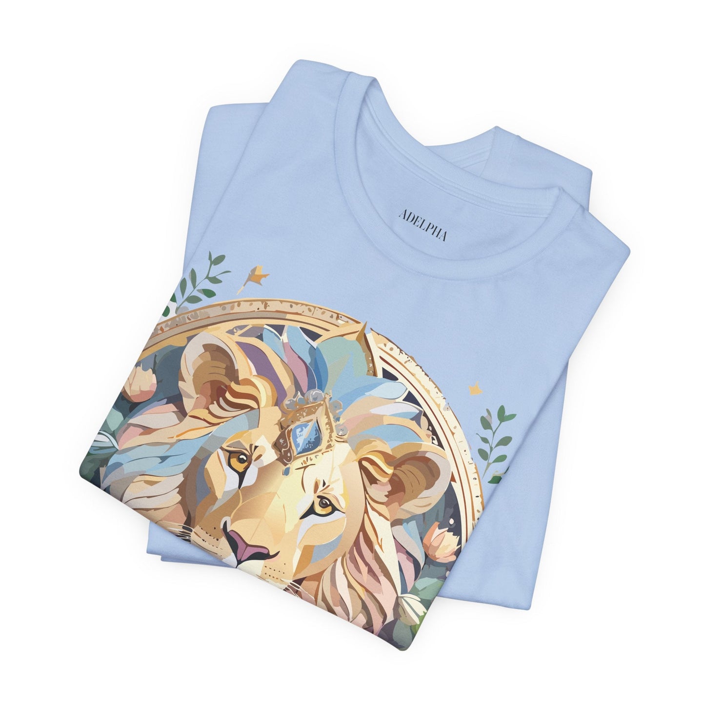 Medallion Graphic Unisex 100 Cotton Vintage Animal Medal Artwork Tee 3