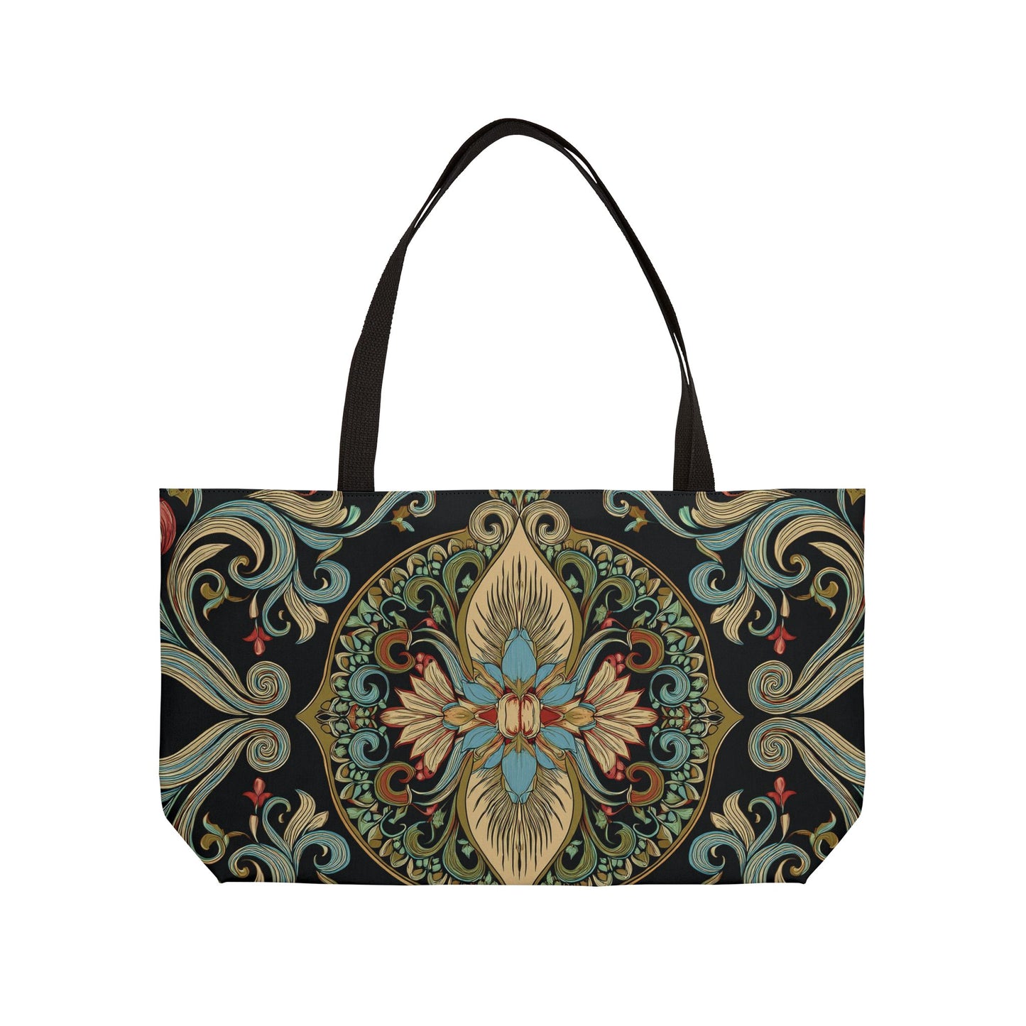 Ornament Print Big Bag High-Quality 100% Spun Poly 24x13 Canvas Art Bag OR-5