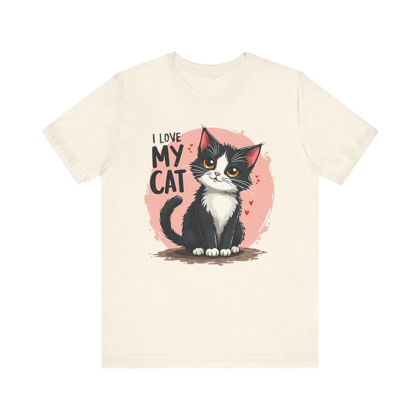 I Love My Cat Shirt, Cat Tee Shirt, Funny Kitty T-Shirt, Kitty Top, Animal Tees, Funny Animal T-Shirt, Graphic Tee