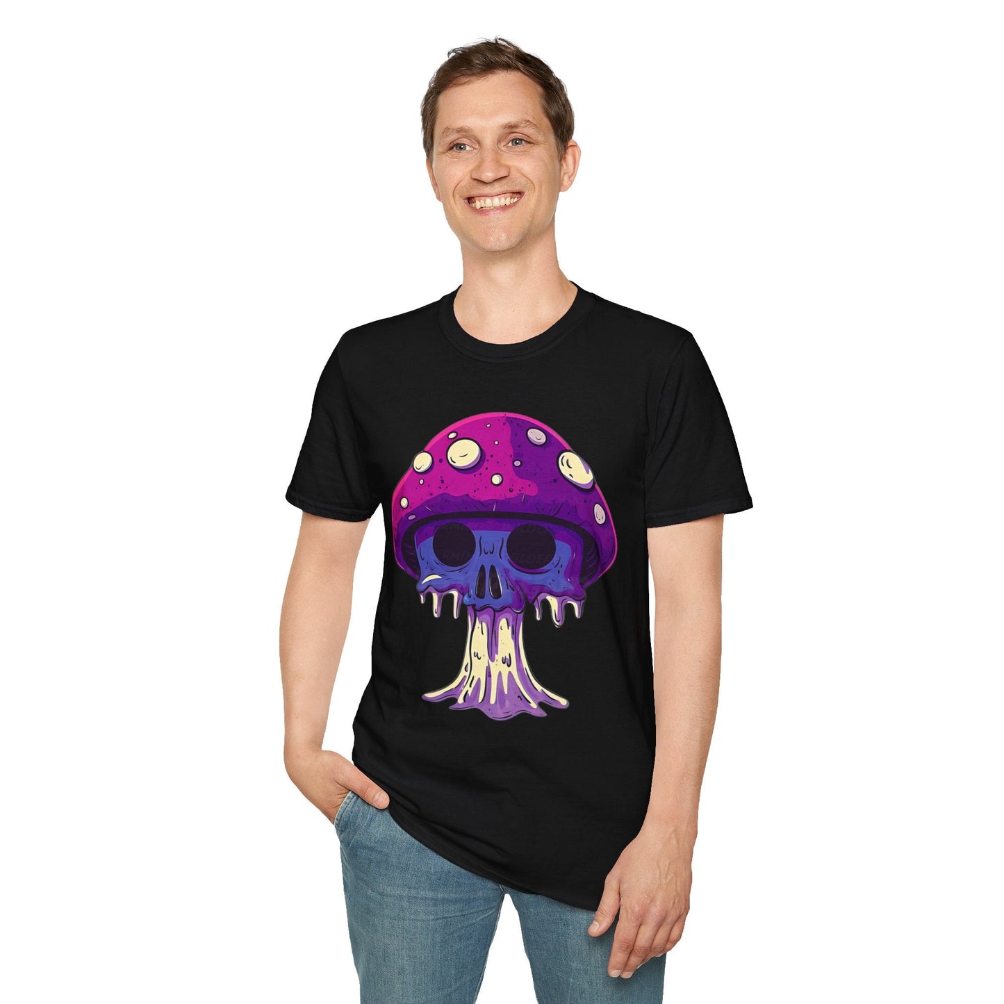 Mashroom Tee Shirt Unisex Funny Mashroom Graphic Softstyle Tee Gildan 64000 Quality Cotton