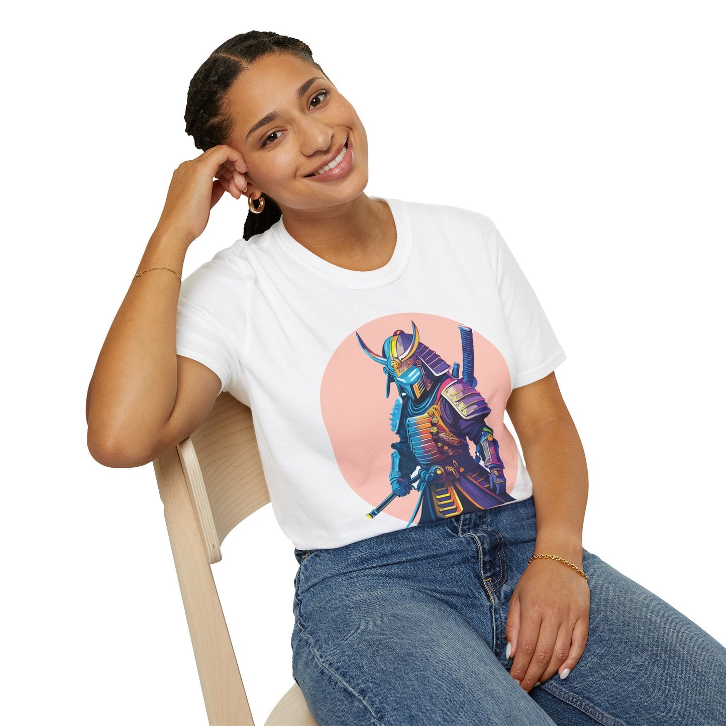 Samurai Shirt Unisex Gildan Softstyle Cotton Tee For Everyday Comfort And Style All Day
