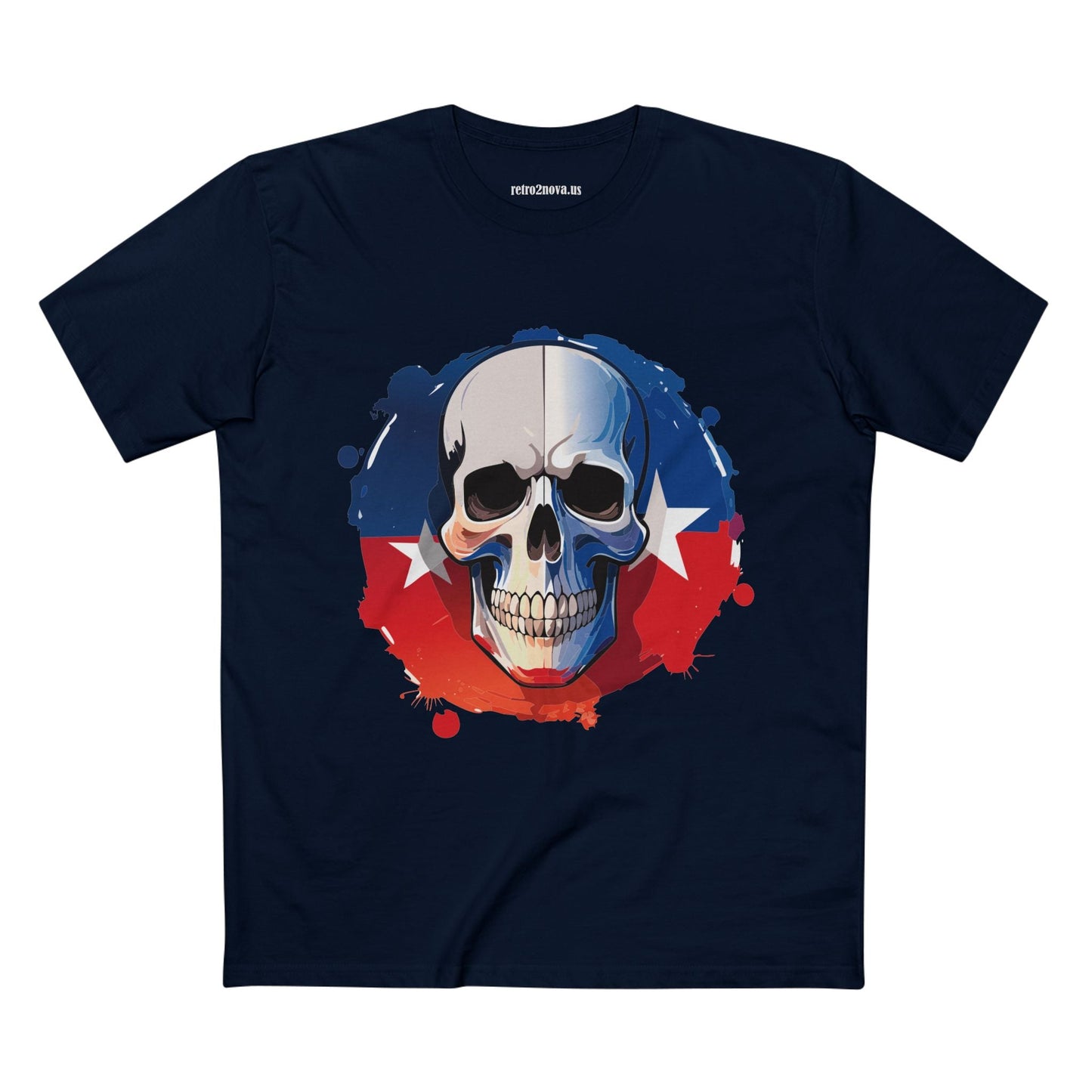 Skull And Skeleton Shirt Unisex Premium Cotton Tee With Original Art Design From Retro2Nova