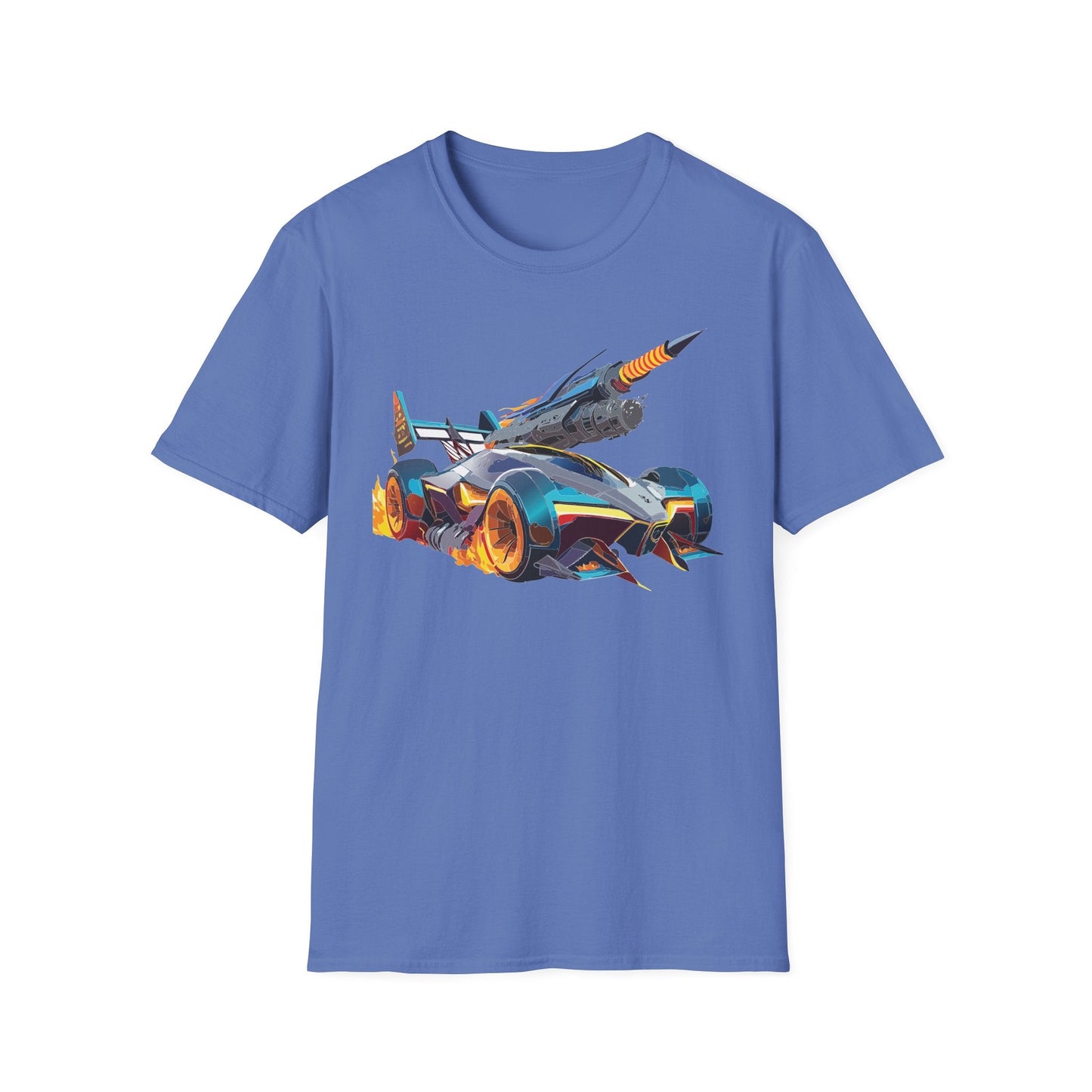 Unisex Car T Shirt Softstyle Cotton Tee With Car Design Hot Wheels Graphic Tee For Men And Women