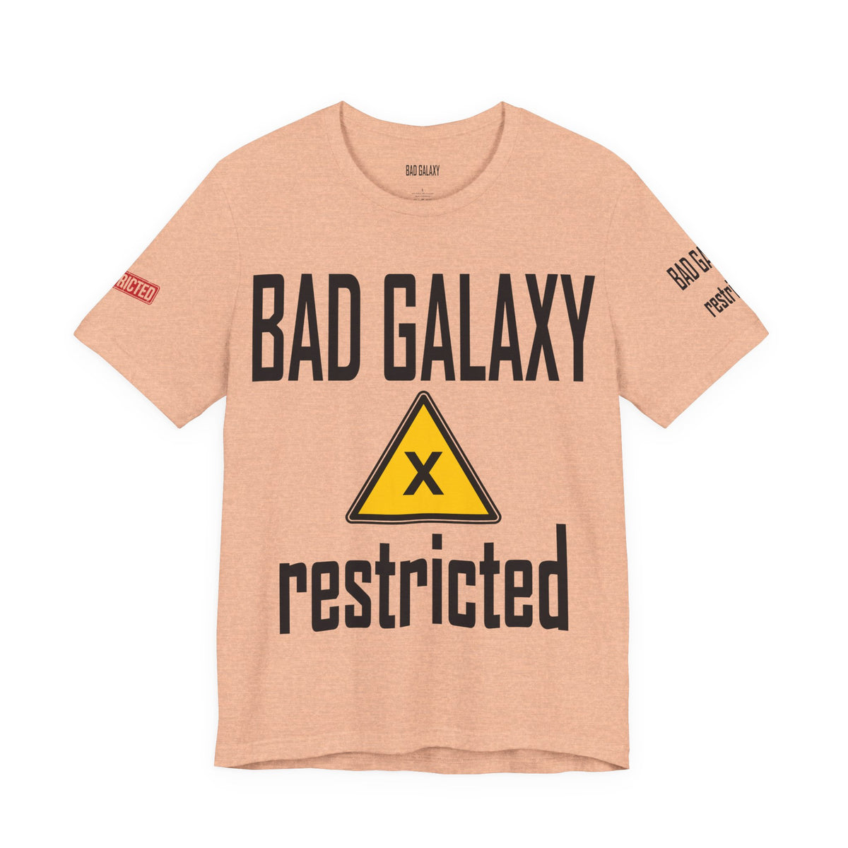 Art Red Stamp Graphic Unisex Cotton Bella+Canvas Tee with Art Design b96