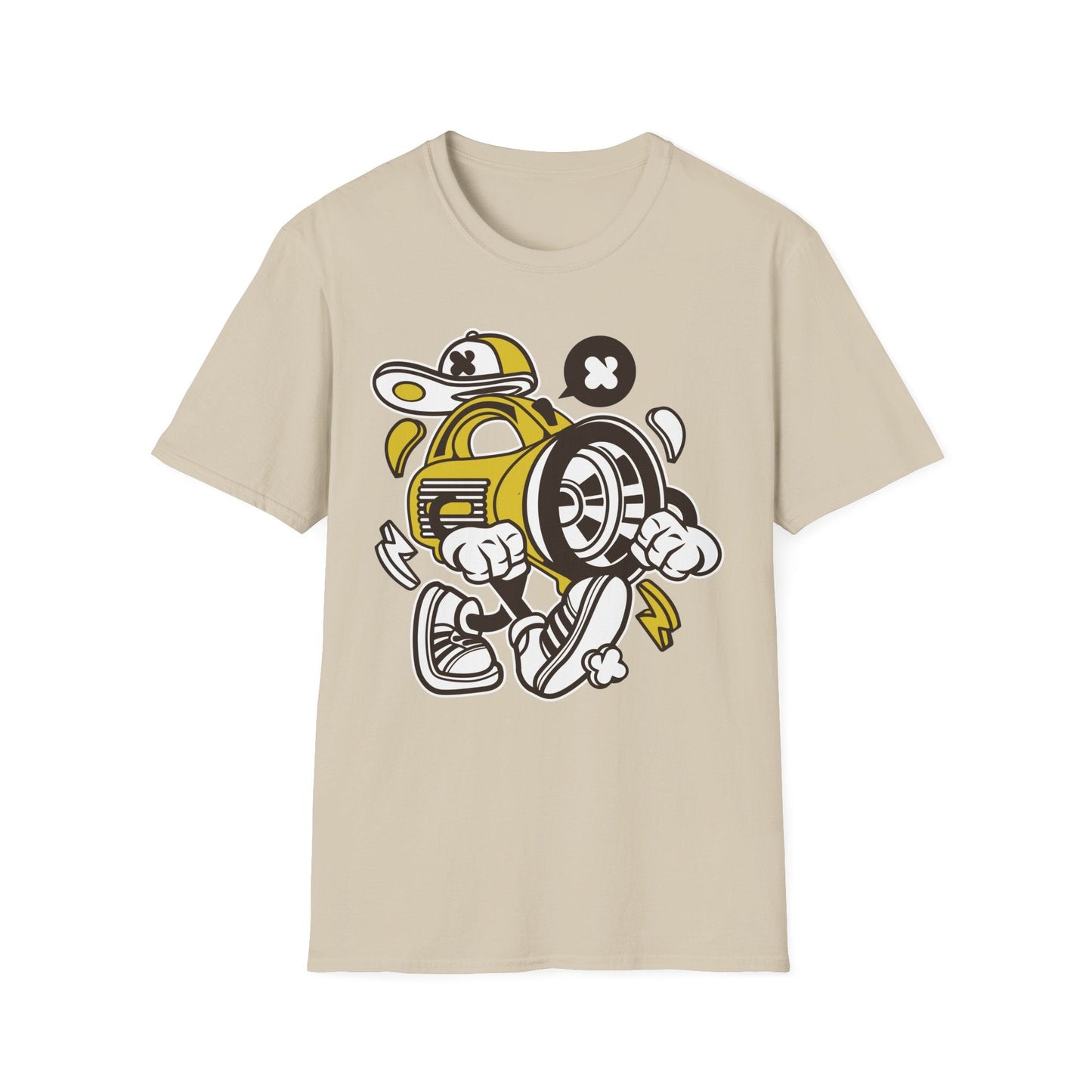 Cartoon T Shirt Animation Tee Funny Tee Unisex Softstyle Cotton Tee Gildan 64000