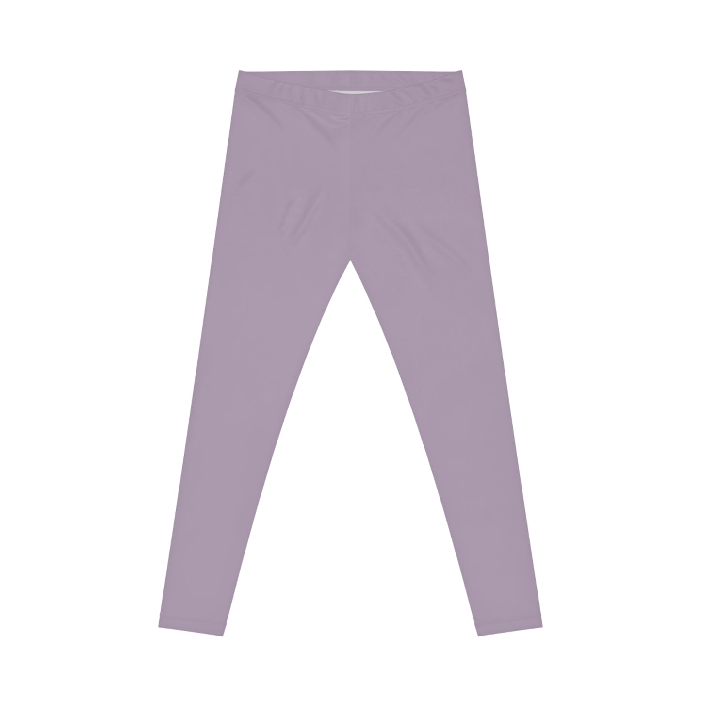 Dusty Rose Color Women's Poly-Span Casual Leggings XS-2XL