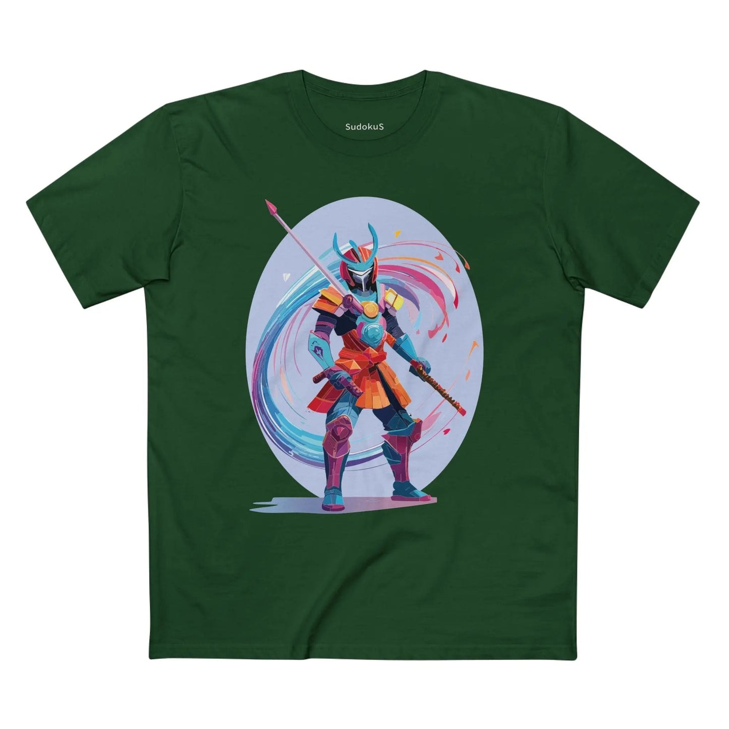 Samurai Graphic Unisex 100 Cotton Staple Tee 19