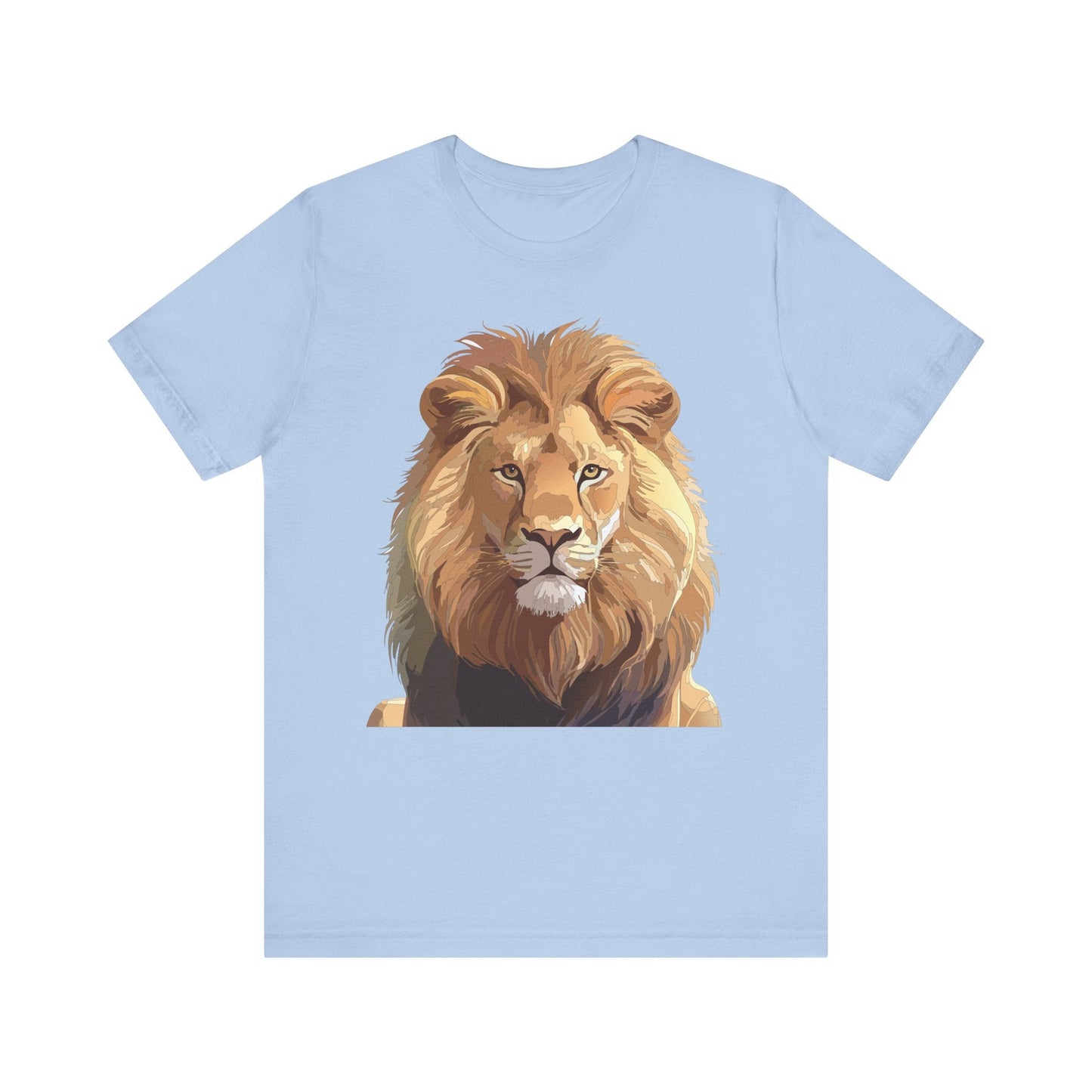 Unisex Animal Art Tee Shirt With Wild Animals Design Gildan 64000 Softstyle Cotton