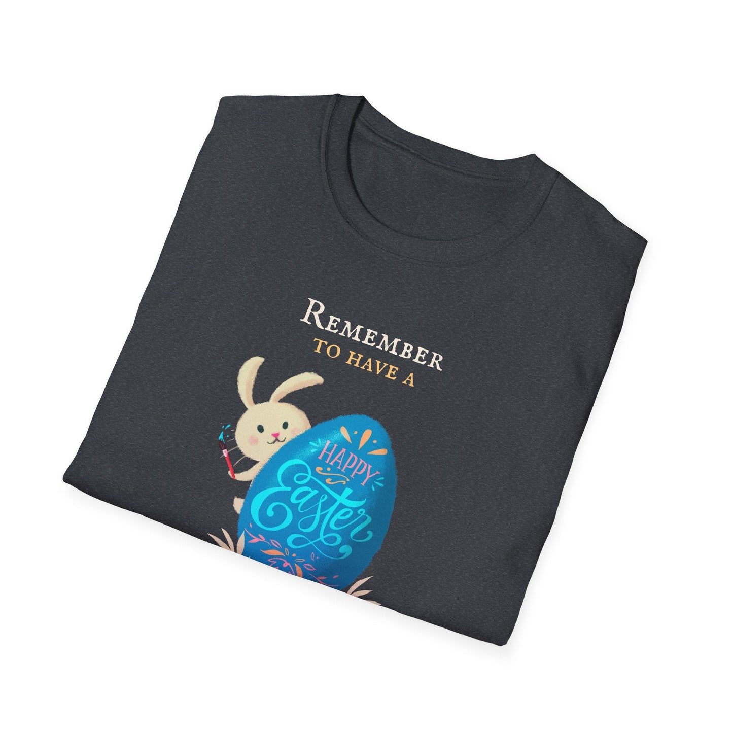 Easter Bunny Egg T Shirt Unisex Softstyle Tee With Easter Signature Prints And Design