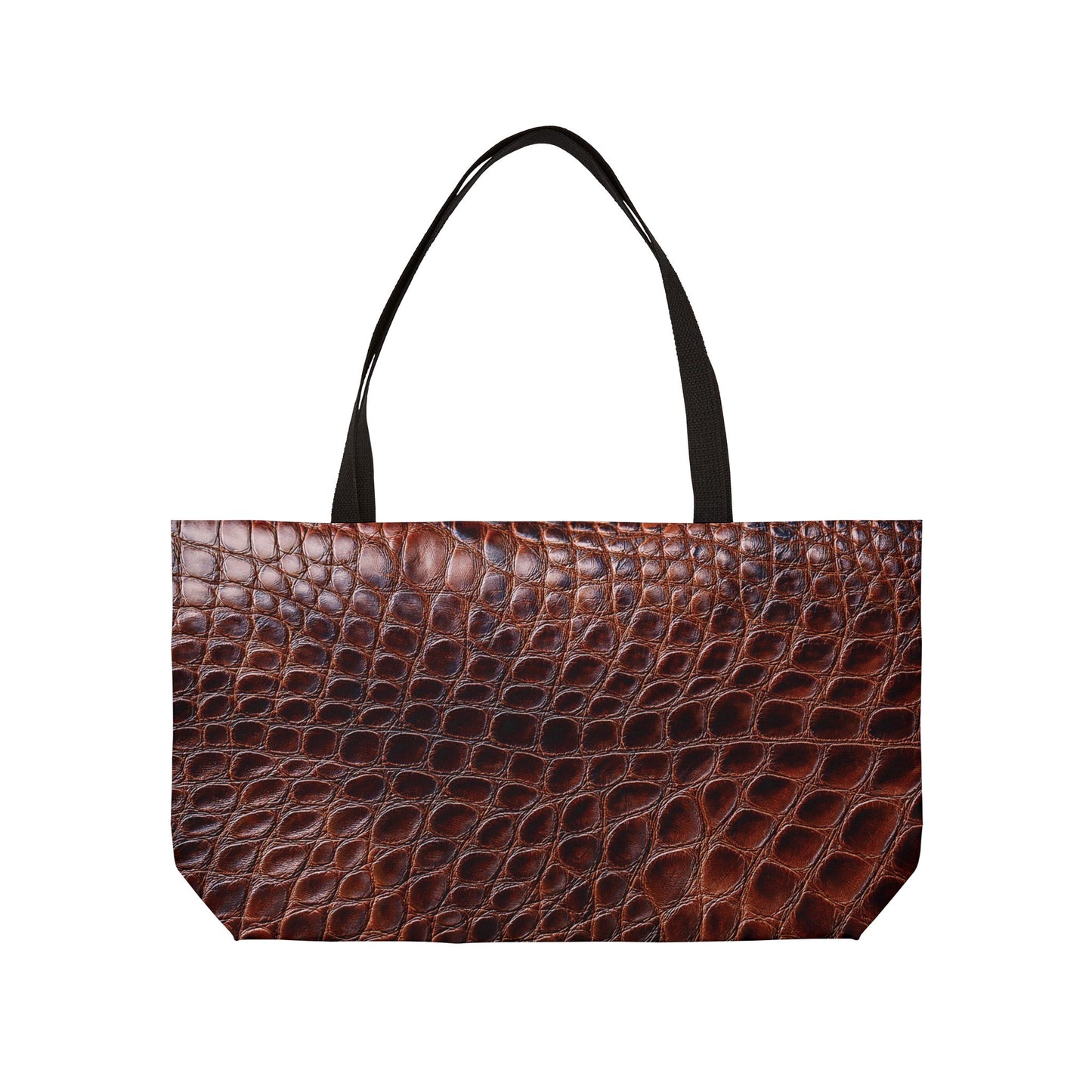 Leather Print Big Bag High-Quality 100% Spun Poly 24x13 Canvas Art Bag L-12