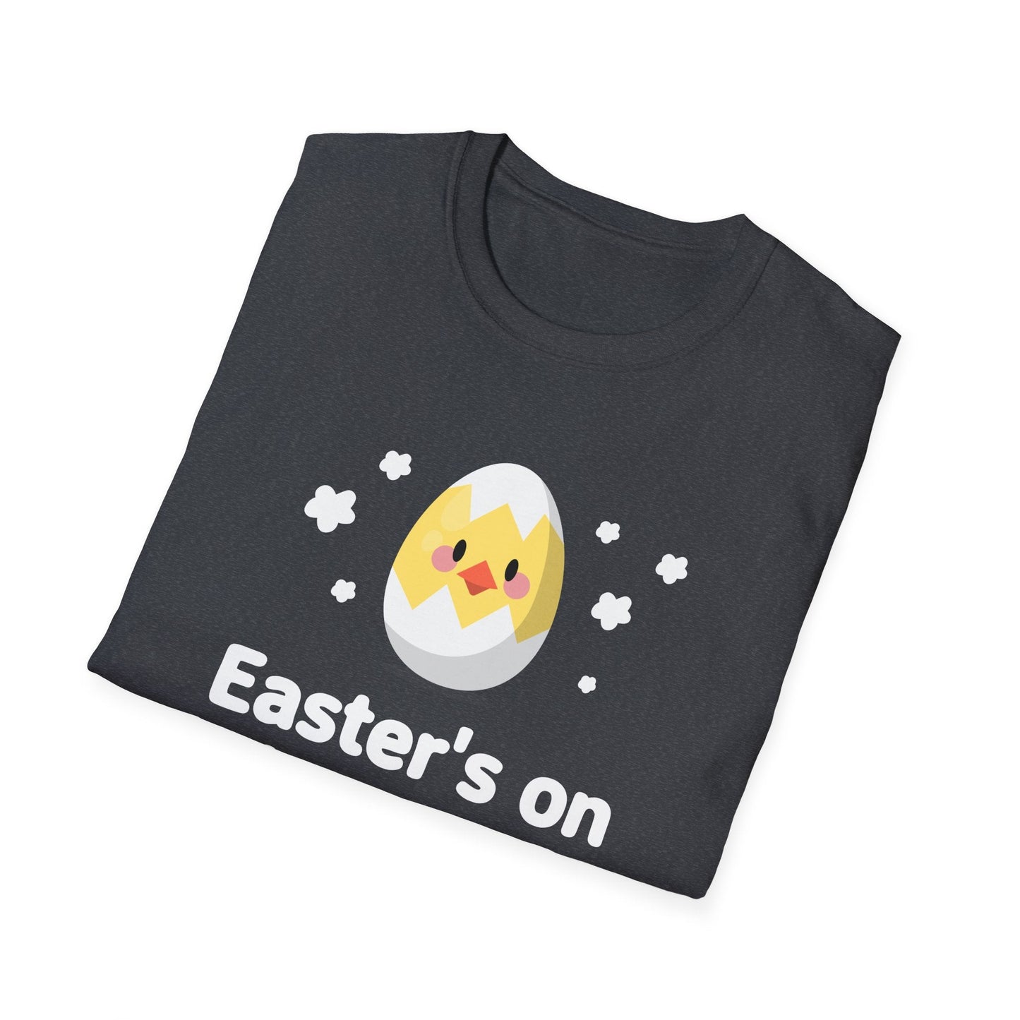 Easter Day T Shirt with Easter Design and Signature Print Unisex Gildan Softstyle Tee One Hundred Percent Cotton